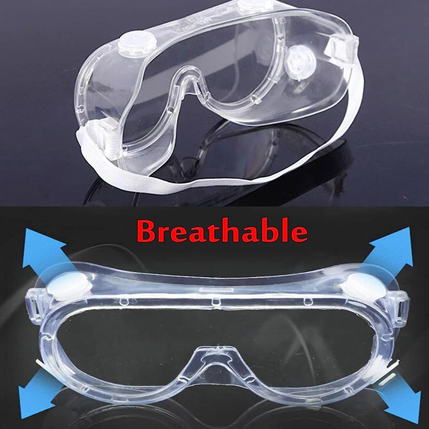 Safety Goggles, Technic Safety Goggles Protection For Classroom Home & Workplace Prevent The Impact Of Dust Droplets Gas Protection Glass thumbnail 10
