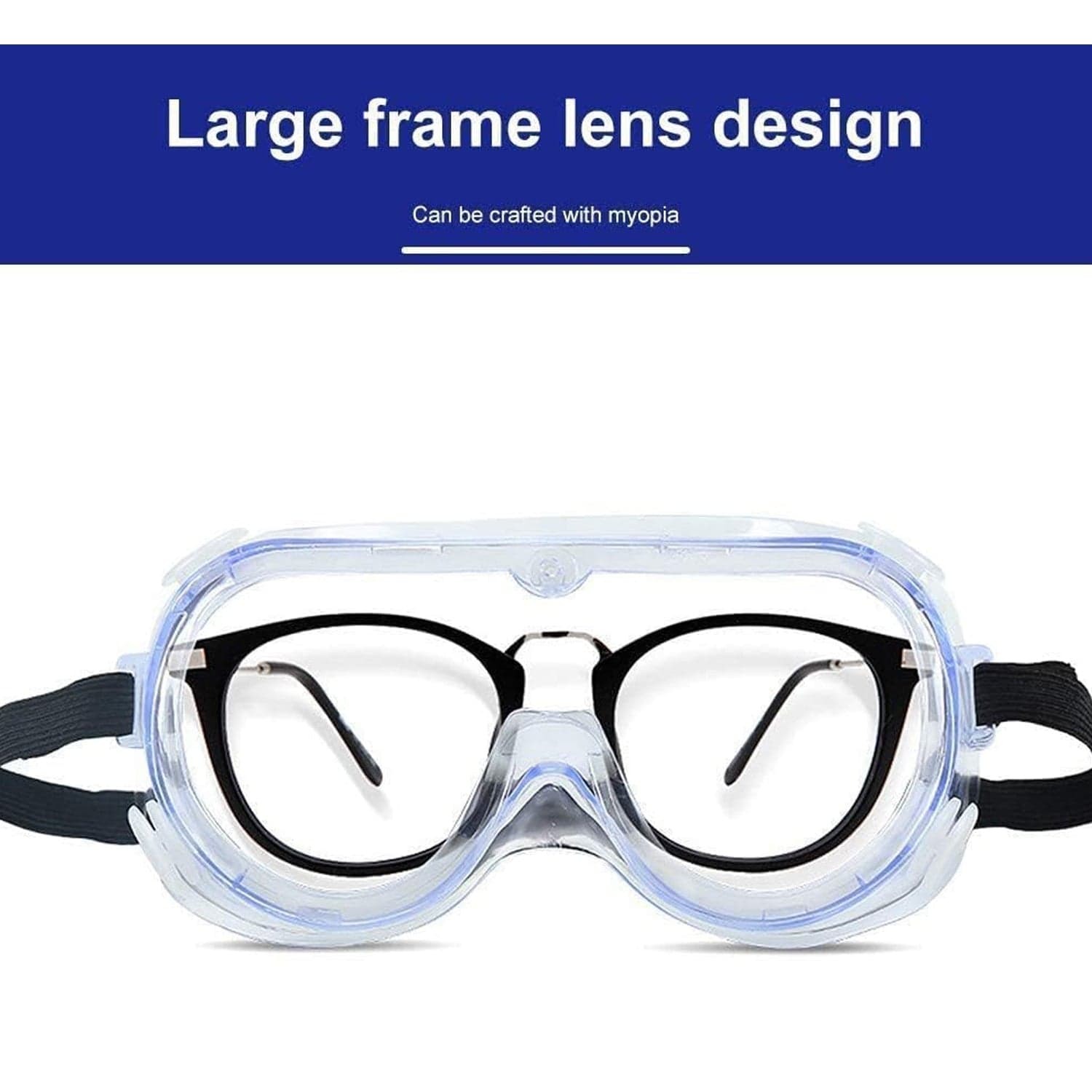 Safety Goggles, Technic Safety Goggles Protection For Classroom Home & Workplace Prevent The Impact Of Dust Droplets Gas Protection Glass thumbnail 4