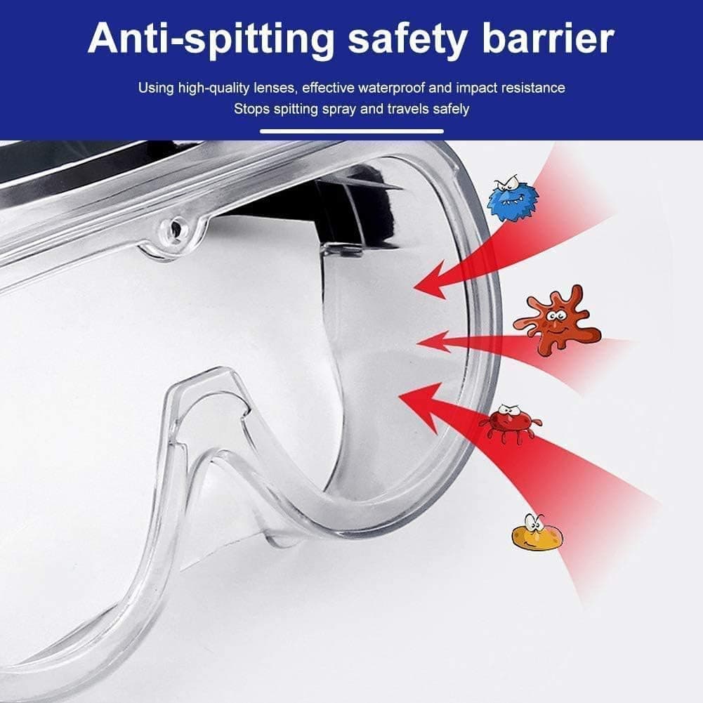 Safety Goggles, Technic Safety Goggles Protection For Classroom Home & Workplace Prevent The Impact Of Dust Droplets Gas Protection Glass thumbnail 7