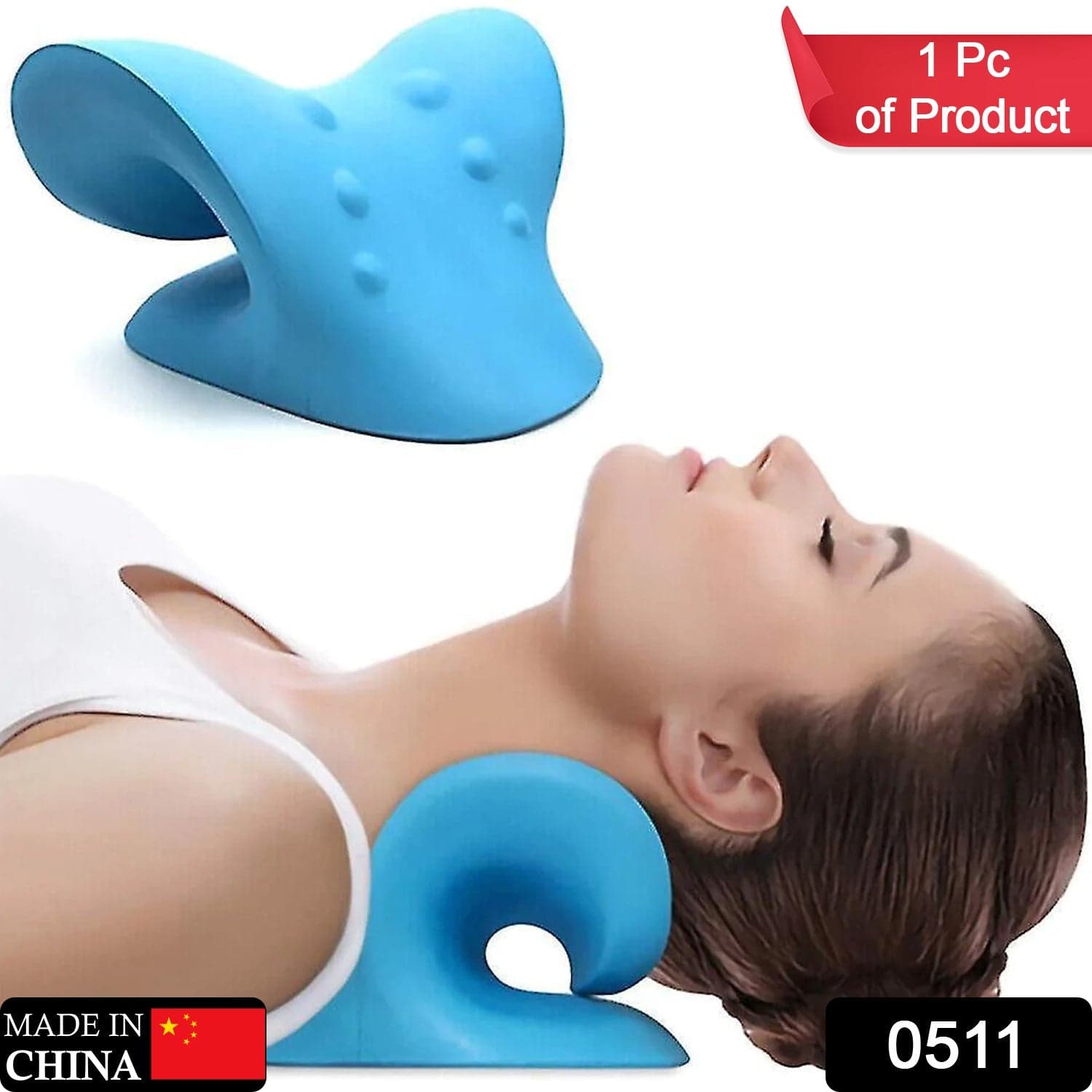 Neck Relaxer Cervical Pillow Of Neck & Shoulder Pain Relief thumbnail 2