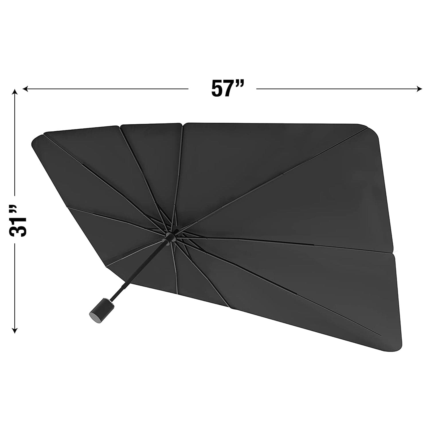 Foldable Car Windshield Sunshade for Heat Protection thumbnail 9