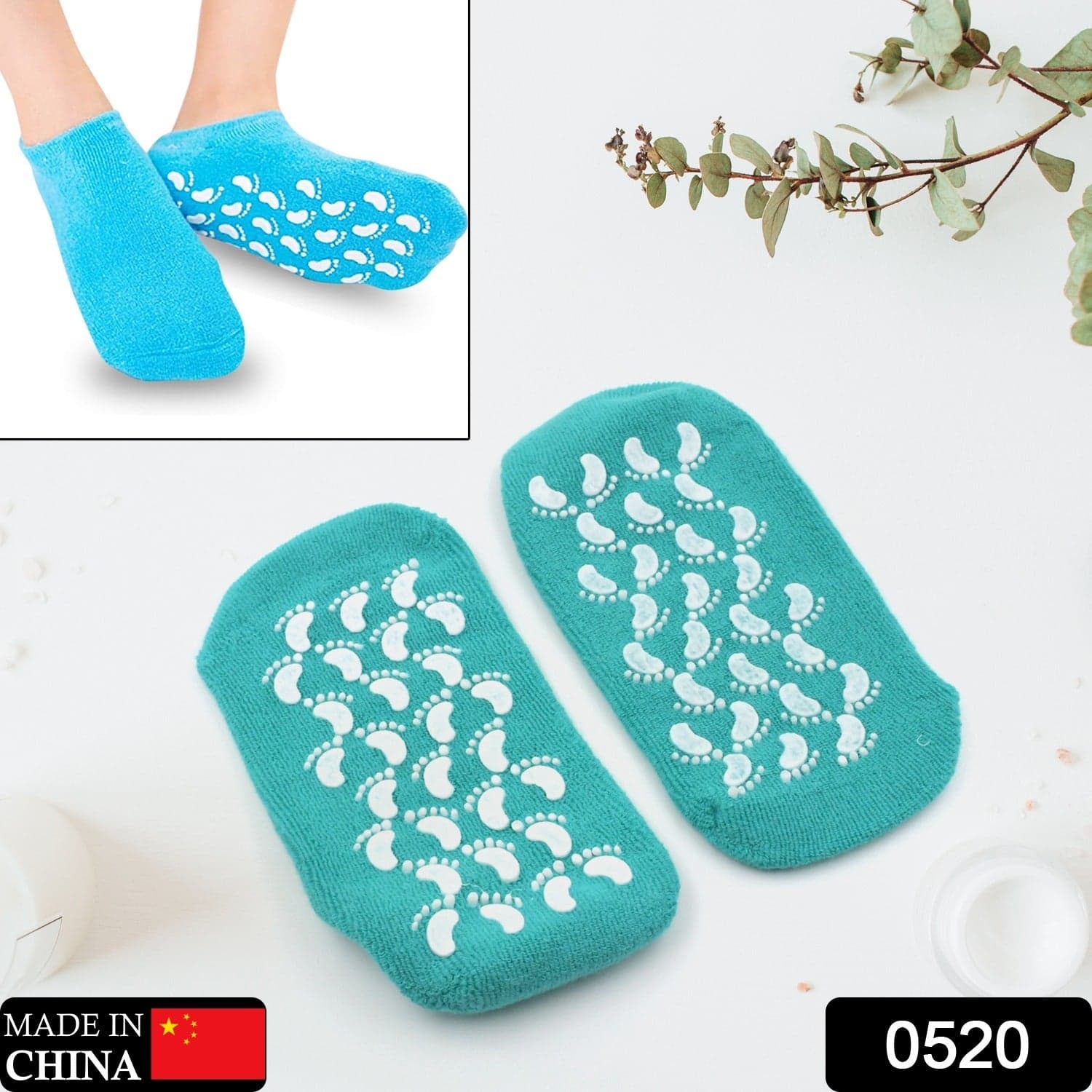 Socks Soft Socks for Repairing and Softening Dry Cracked Feet Skins Comfortable Socks (No Box Packing / Without Gel Socks) thumbnail 2