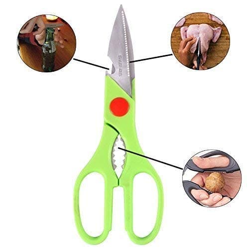Multi-Function Kitchen Scissors for Veggies, Meat & Seafood with Bottle Opener thumbnail 2