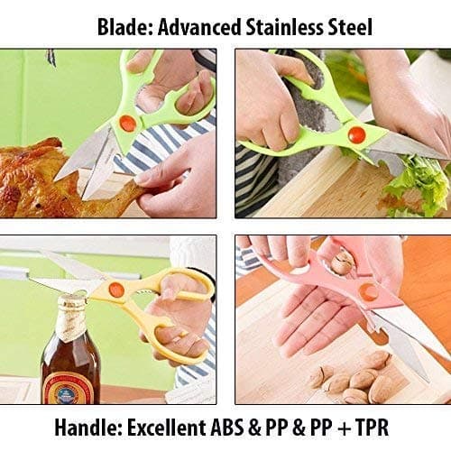 Multi-Function Kitchen Scissors for Veggies, Meat & Seafood with Bottle Opener thumbnail 6