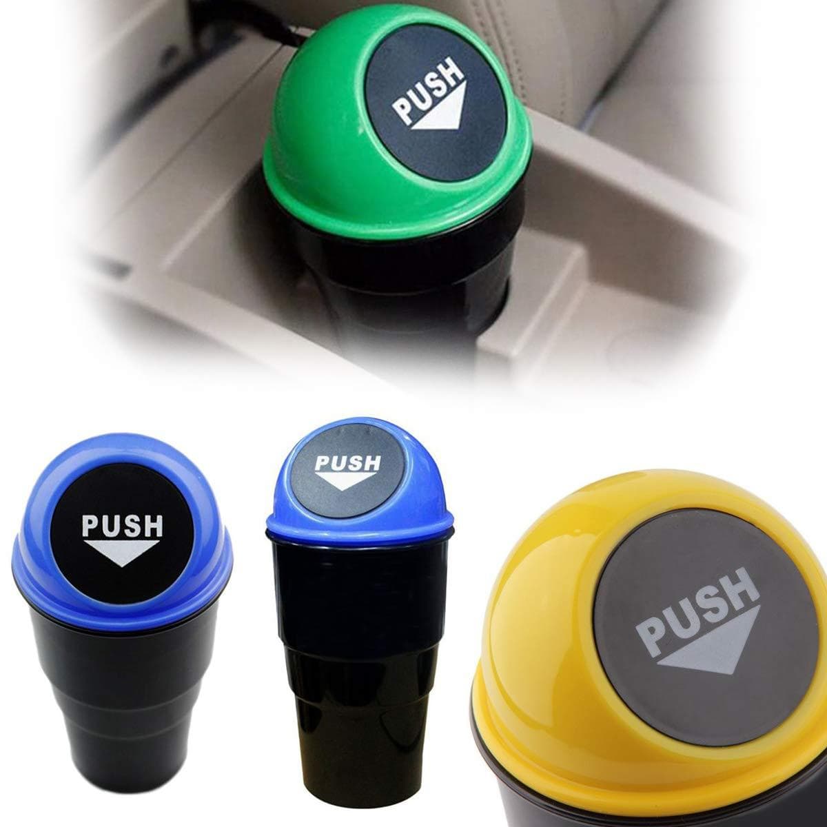 Car Dustbin / Mini Car Trash Bin / Car Ashtray thumbnail 3