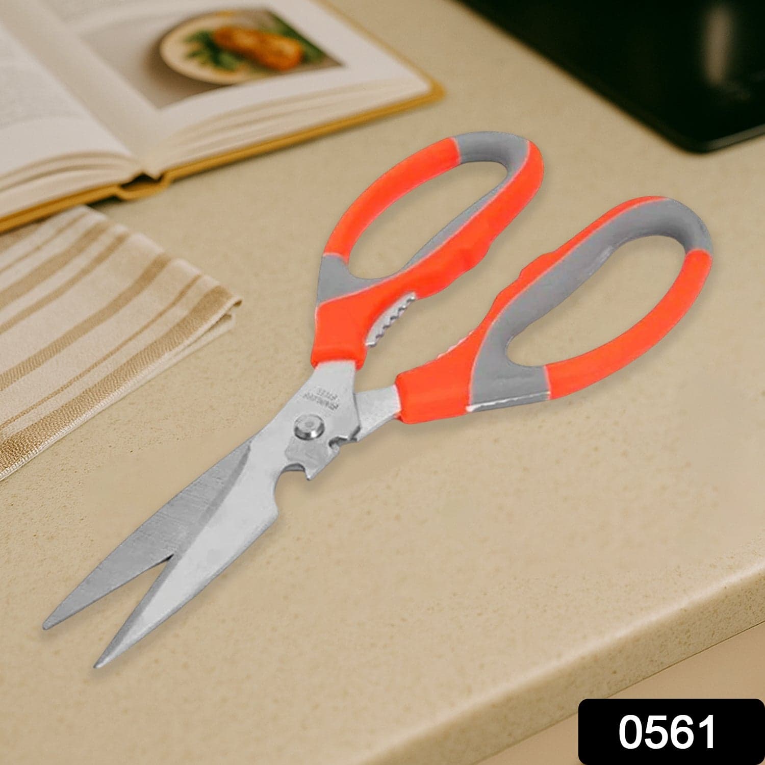 SpaceMulti-Function Kitchen Scissors for Veggies, Meat & Seafood with Bottle Opener thumbnail 2
