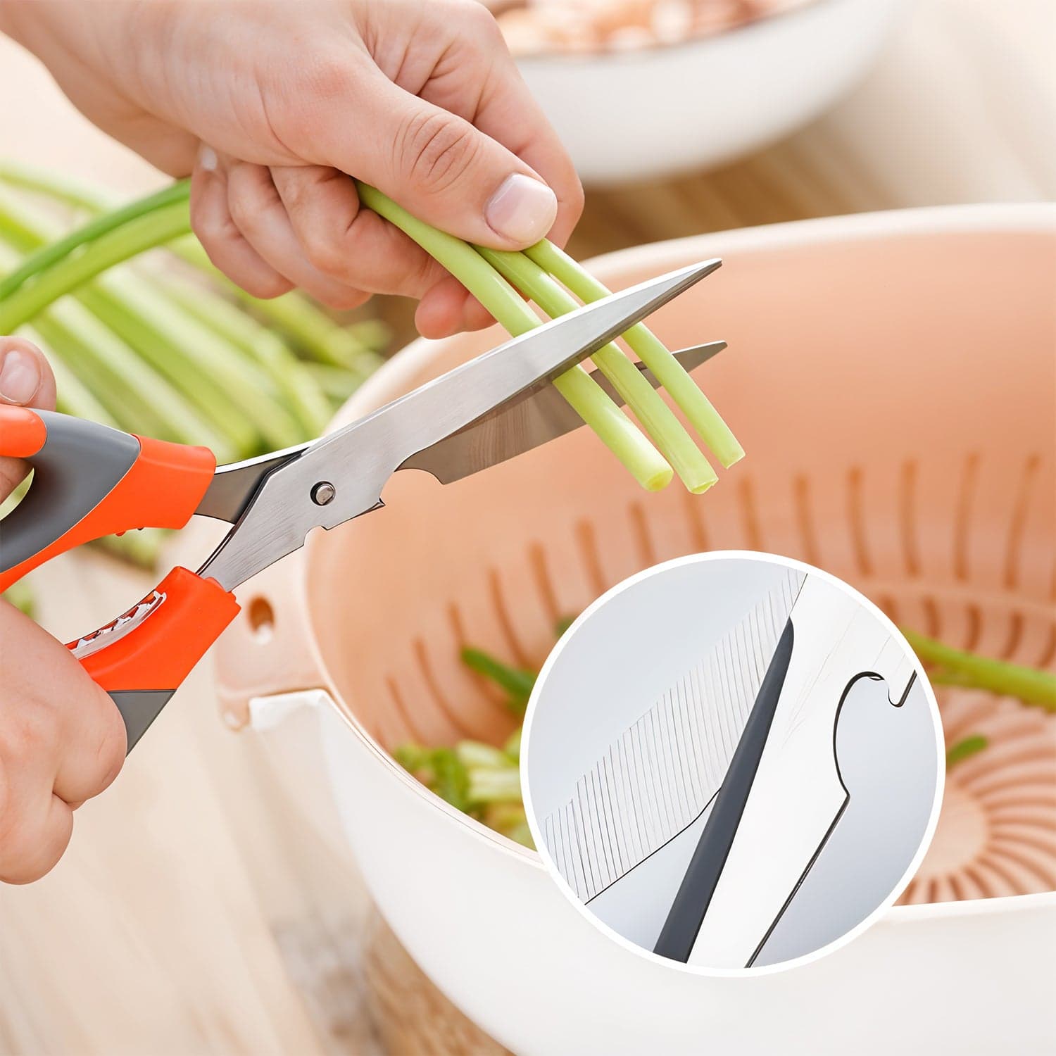 SpaceMulti-Function Kitchen Scissors for Veggies, Meat & Seafood with Bottle Opener thumbnail 3