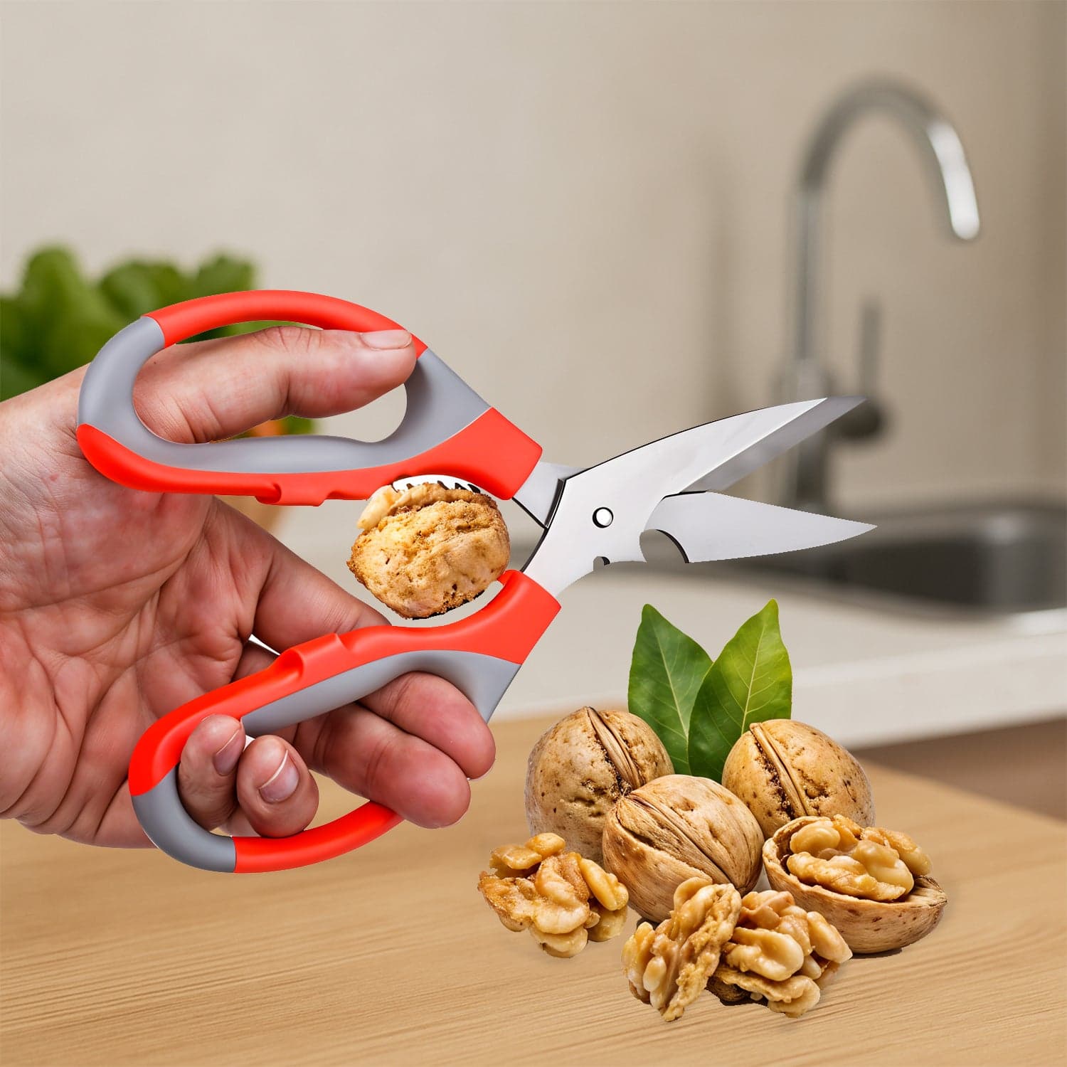 SpaceMulti-Function Kitchen Scissors for Veggies, Meat & Seafood with Bottle Opener thumbnail 5