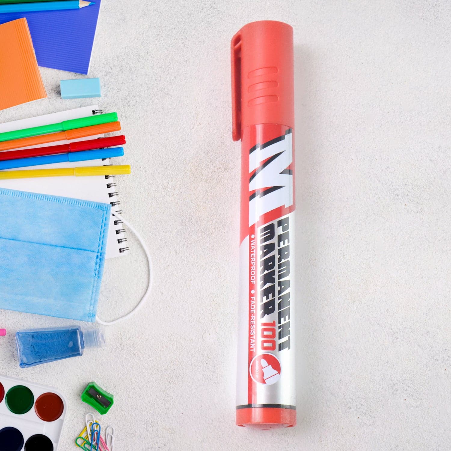 Red Ink Permanent Marker 1Pc thumbnail 2