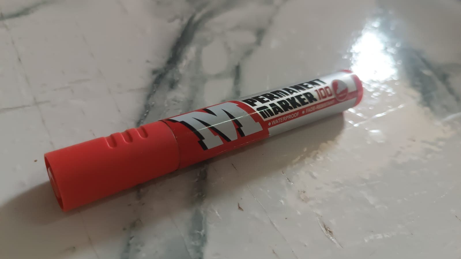 Red Ink Permanent Marker 1Pc thumbnail 6