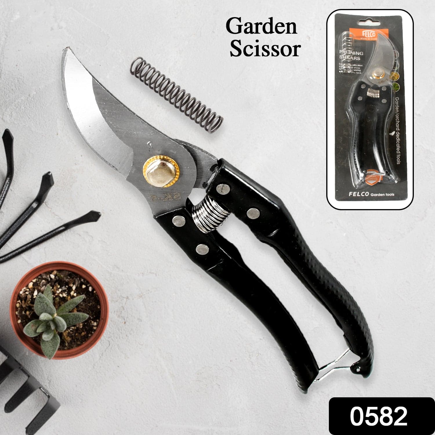 Gardening Tools - Garden Shears Pruners Scissor (1 Pc) thumbnail 2