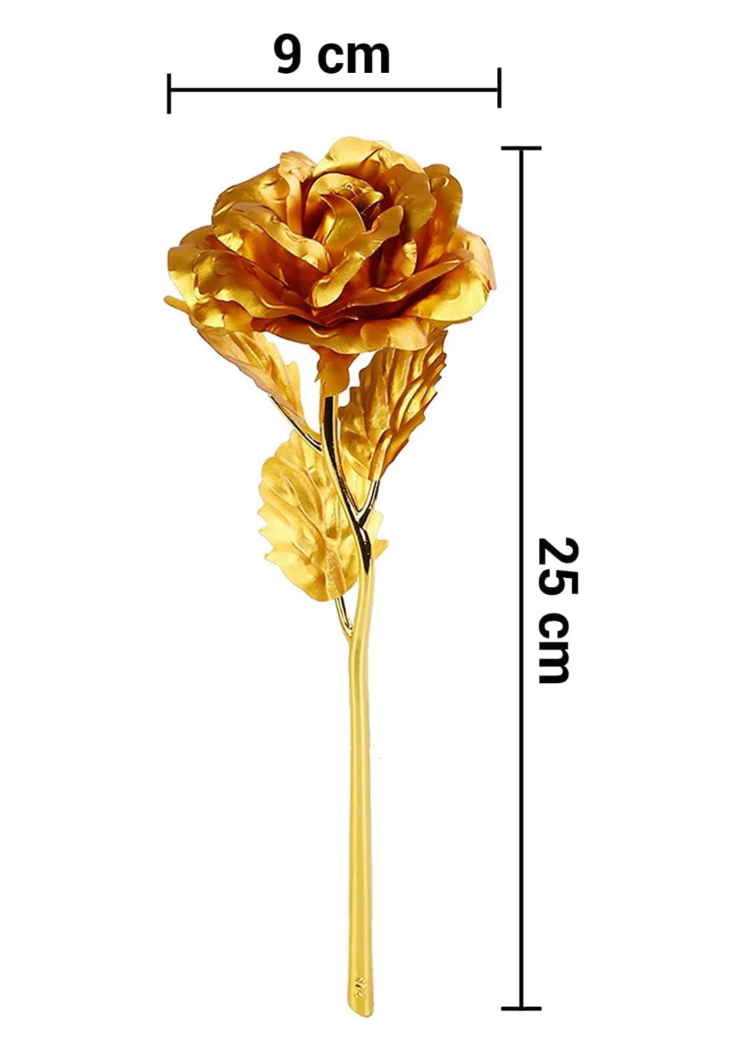 Luxury Decorative Gold Plated Artificial Golden Rose with Premium Box thumbnail 10