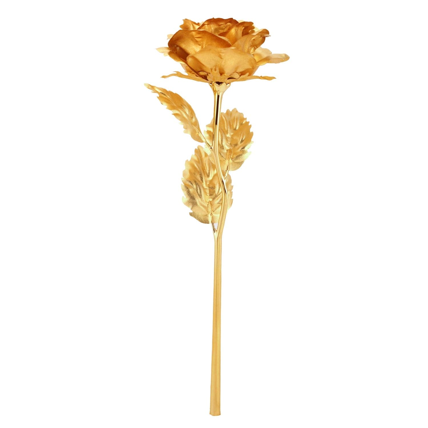 Luxury Decorative Gold Plated Artificial Golden Rose with Premium Box thumbnail 9
