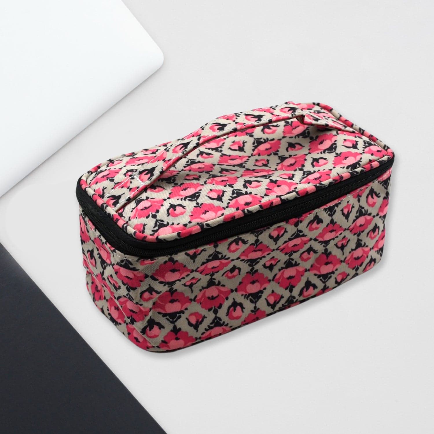 Decor Travel Makeup Bag With Small Pouch Portable Organizer thumbnail 5