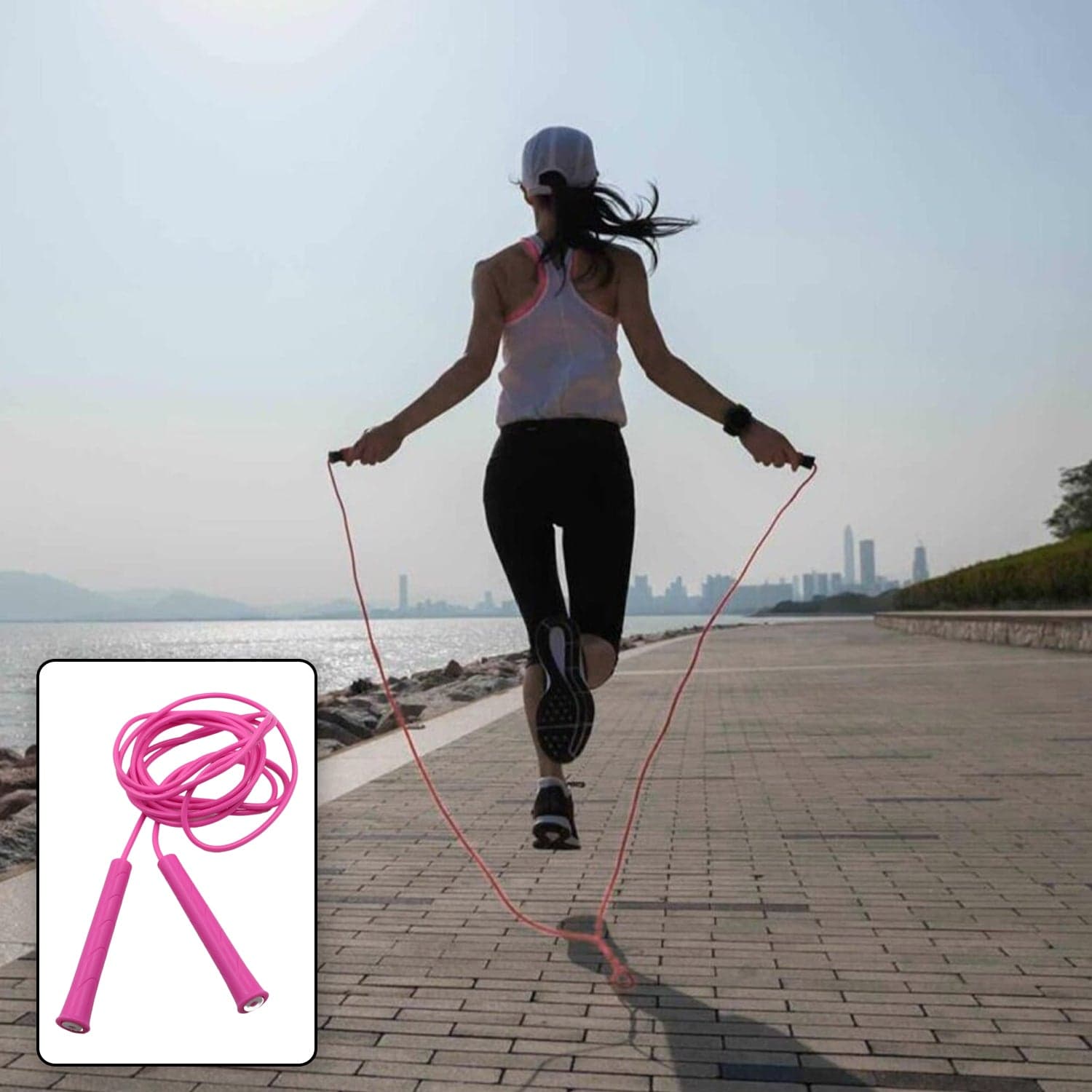 3m Plastic Adjustable Jump Rope: High-Speed Skipping, Crossfit, Fitness thumbnail 5