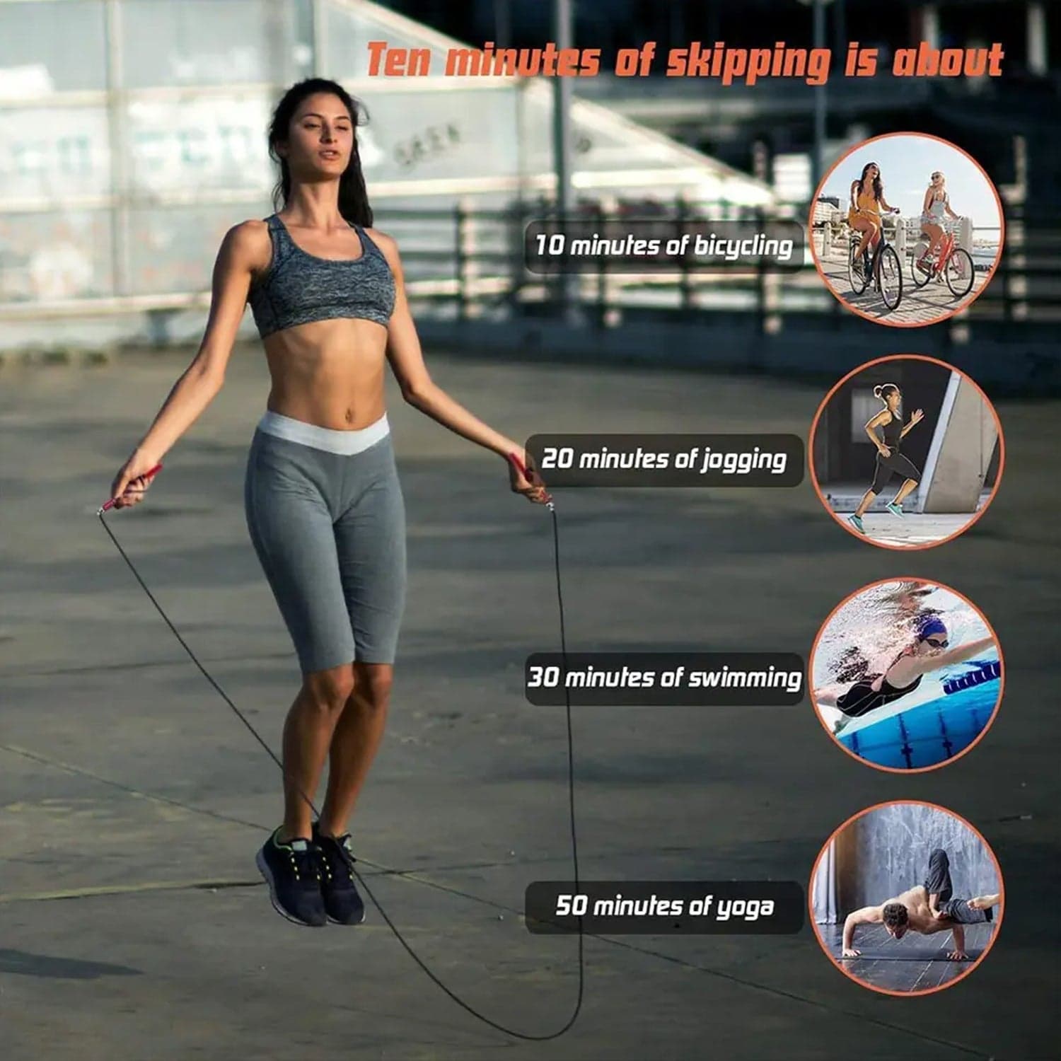 Speed Skipping Rope 3Mtr thumbnail 3