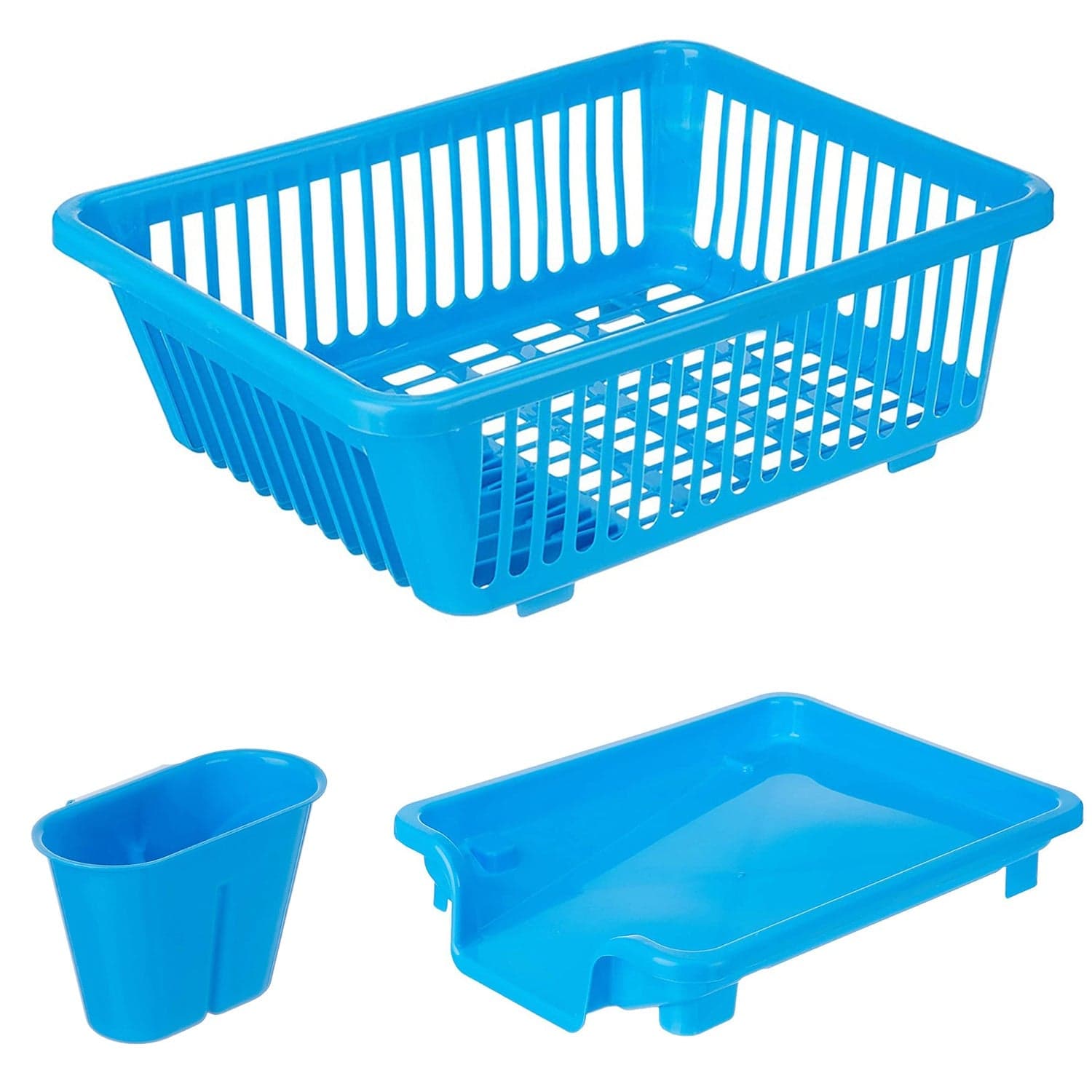 Plastic Sink Dish Drainer Drying Rack (With Brown Box) ( MOQ :- 6 Pc) thumbnail 3