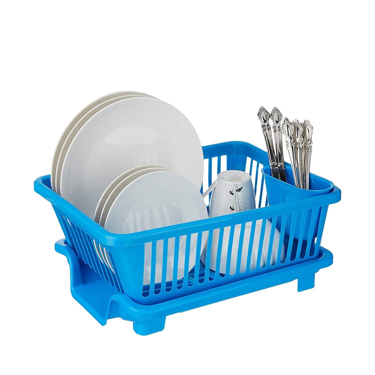 Plastic Sink Dish Drainer Drying Rack (With Brown Box) ( MOQ :- 6 Pc) thumbnail 4
