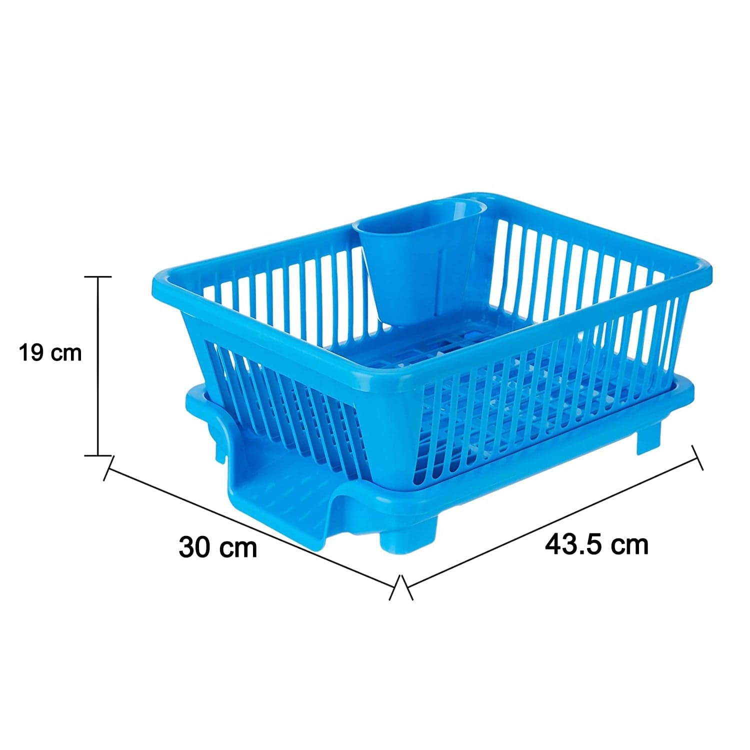 Plastic Sink Dish Drainer Drying Rack (With Brown Box) ( MOQ :- 6 Pc) thumbnail 6