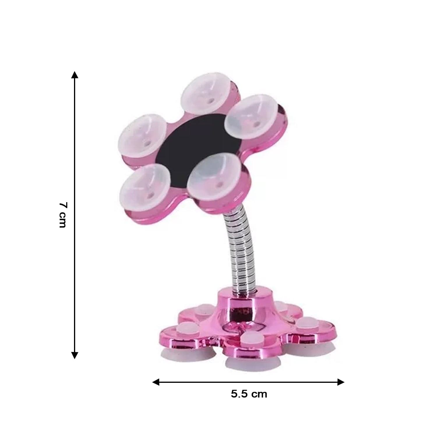 Phone Holder, 360°Rotatable Phone Stand Multi-Function Double-Sided Suction Cup Mobile Phone Holder Vip Stand thumbnail 7