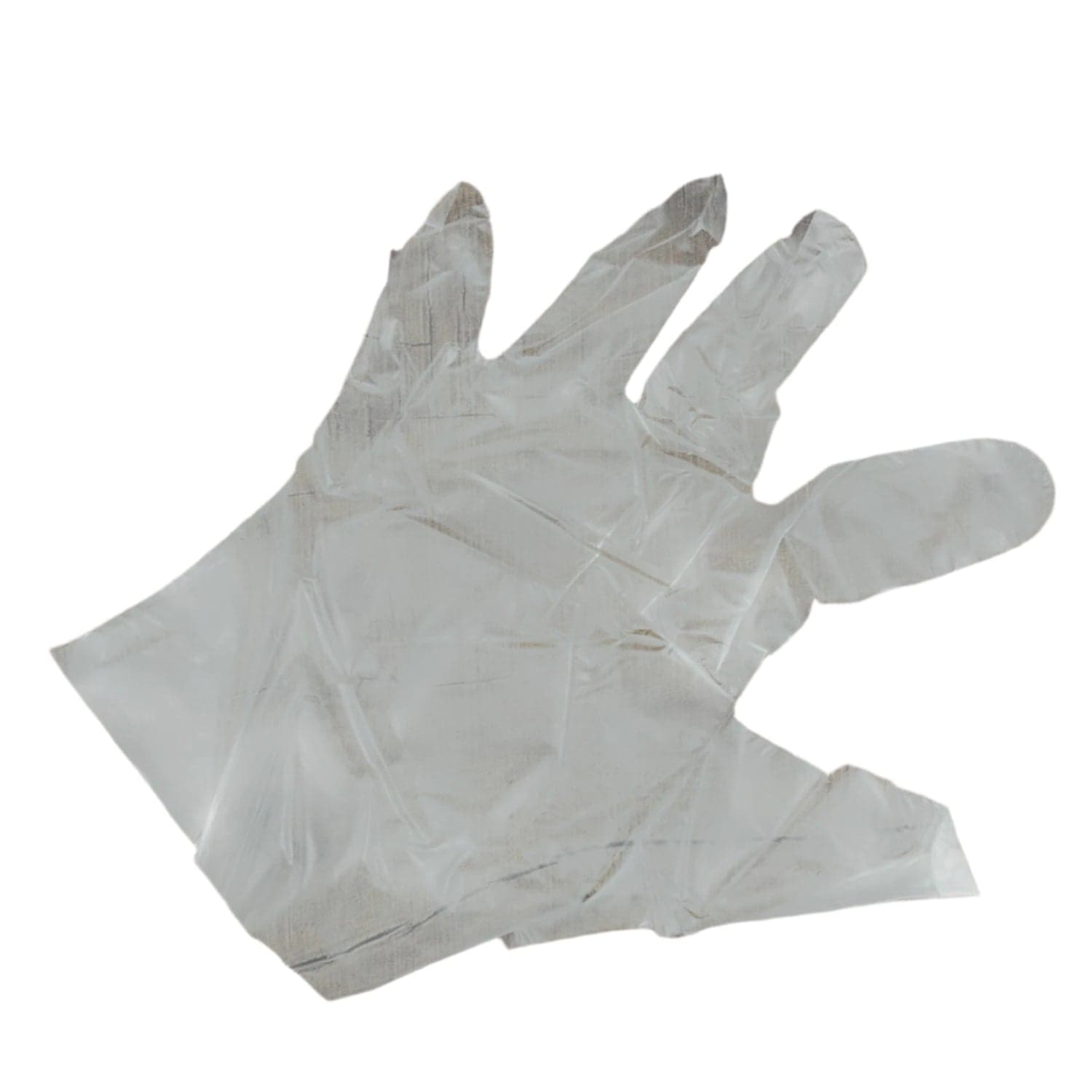 Large Disposable Gloves (100 Pcs): Clear Plastic, Multipurpose thumbnail 3