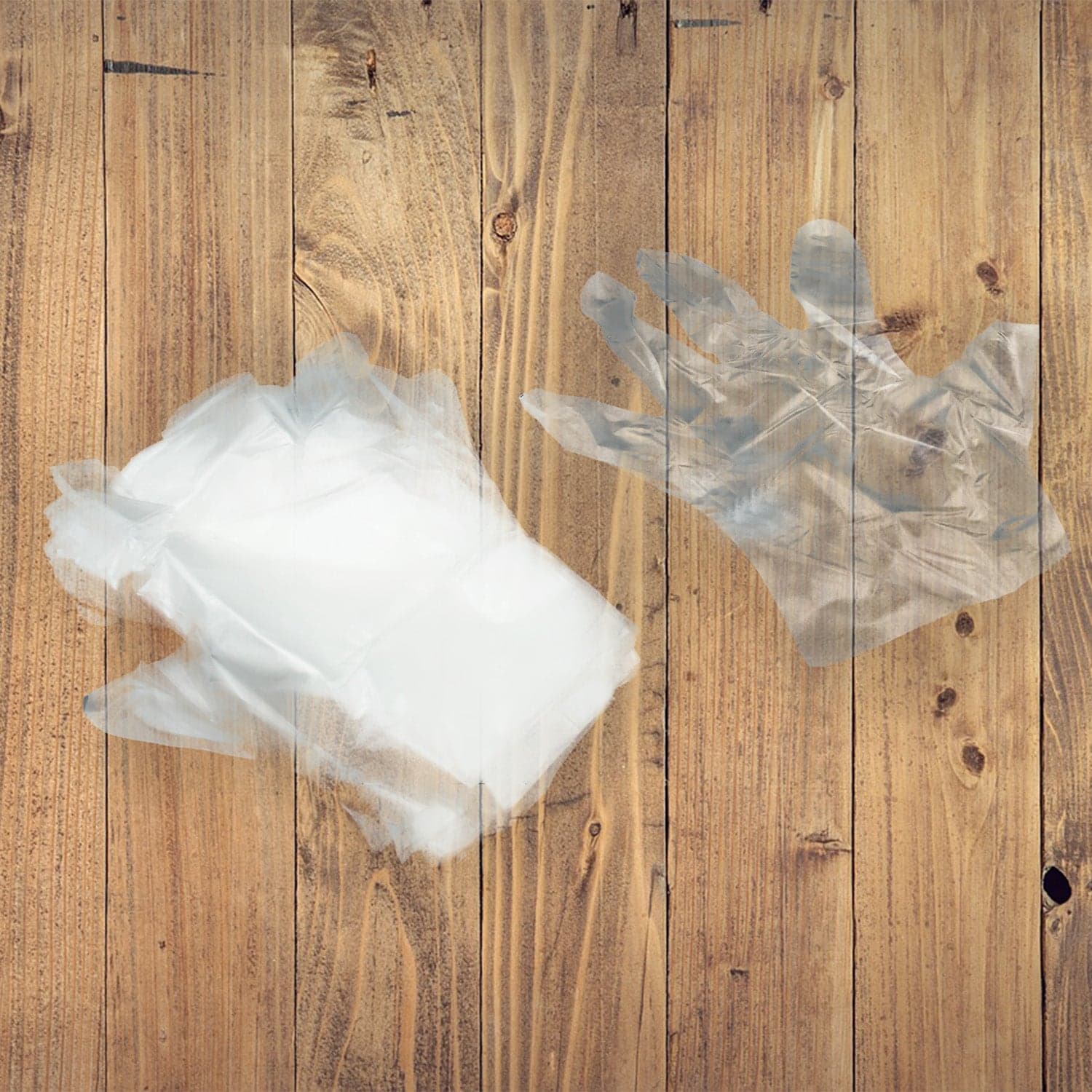 Large Disposable Gloves (100 Pcs): Clear Plastic, Multipurpose thumbnail 7