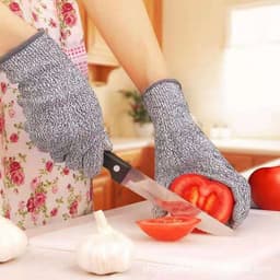Anti Cutting Resistant Hand Safety Cut-Proof Protection Gloves (Multicolour)
