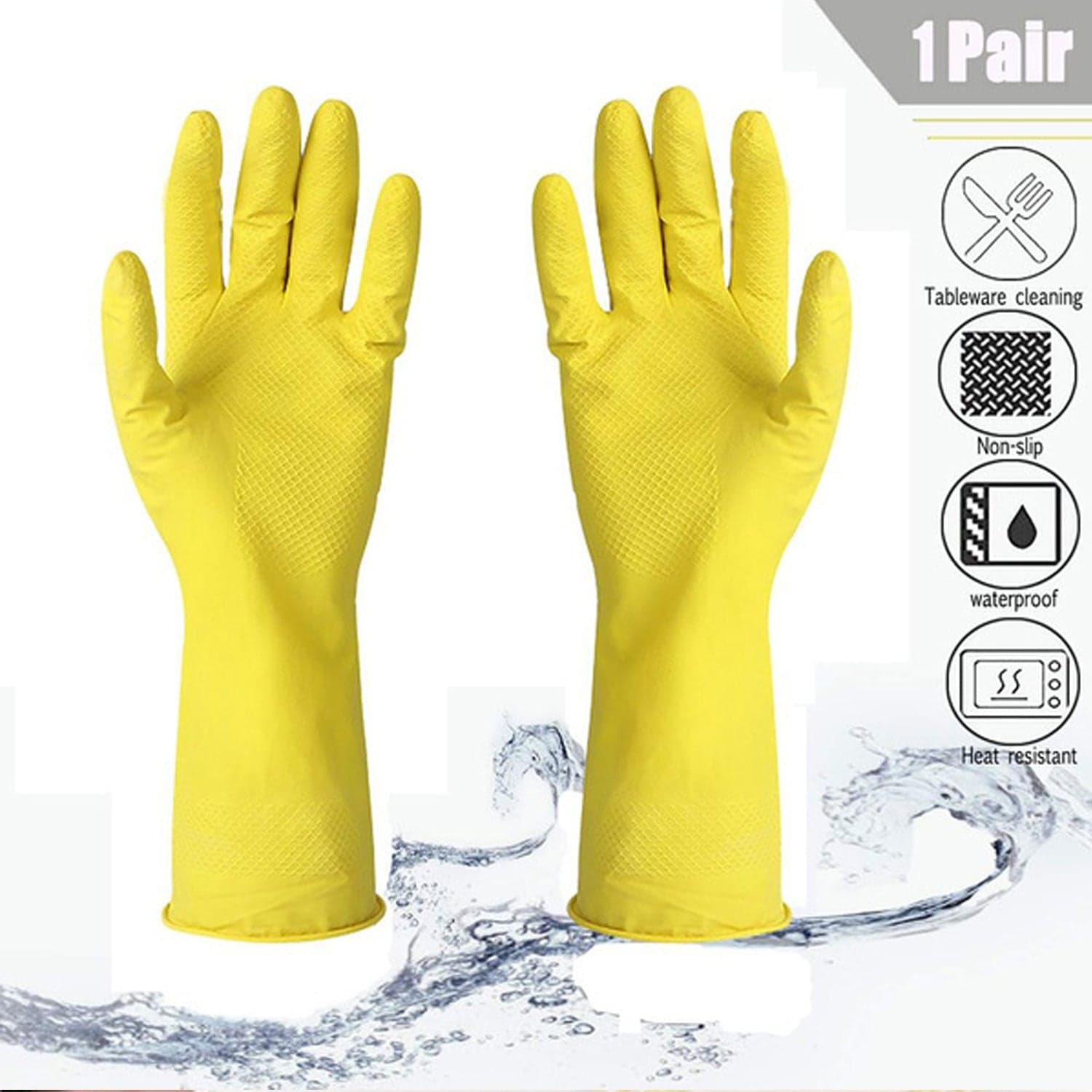 Multipurpose Rubber Reusable Cleaning Gloves thumbnail 6