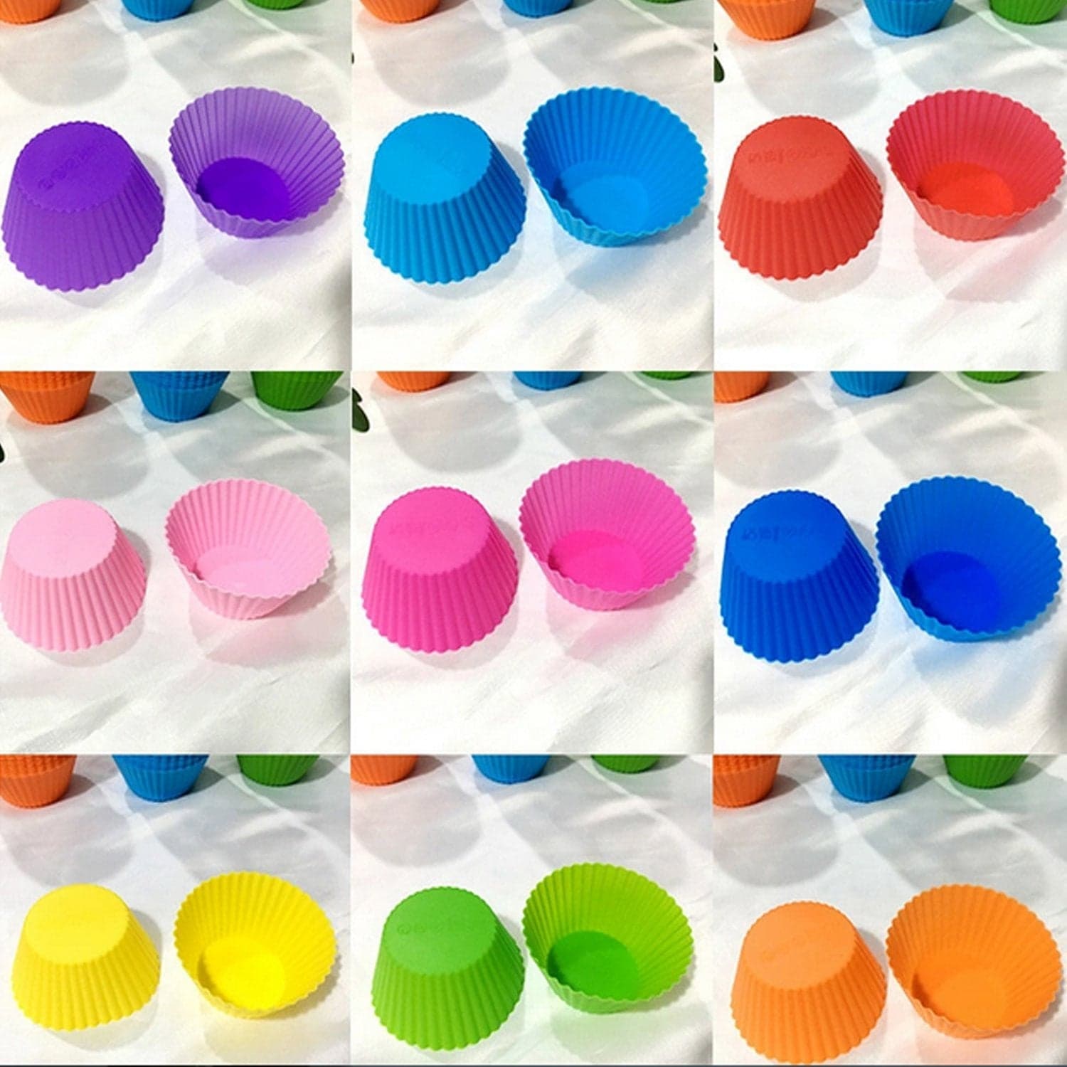 Silicone Cupcake Shaped Baking Mold Fondant Cake Tool Chocolate Candy Cookies Pastry Soap Moulds thumbnail 6