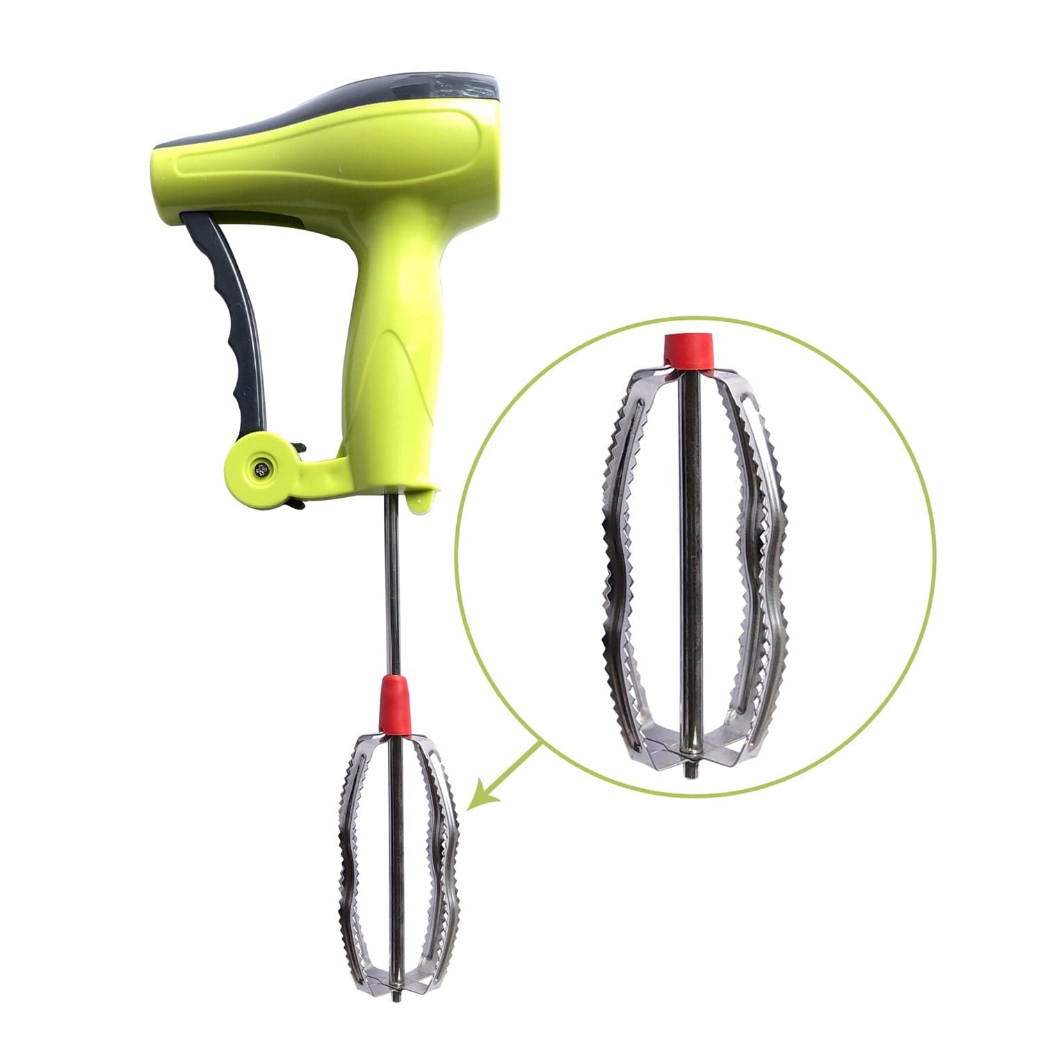 Power Free Manual Hand Blender With Stainless Steel Blades thumbnail 3