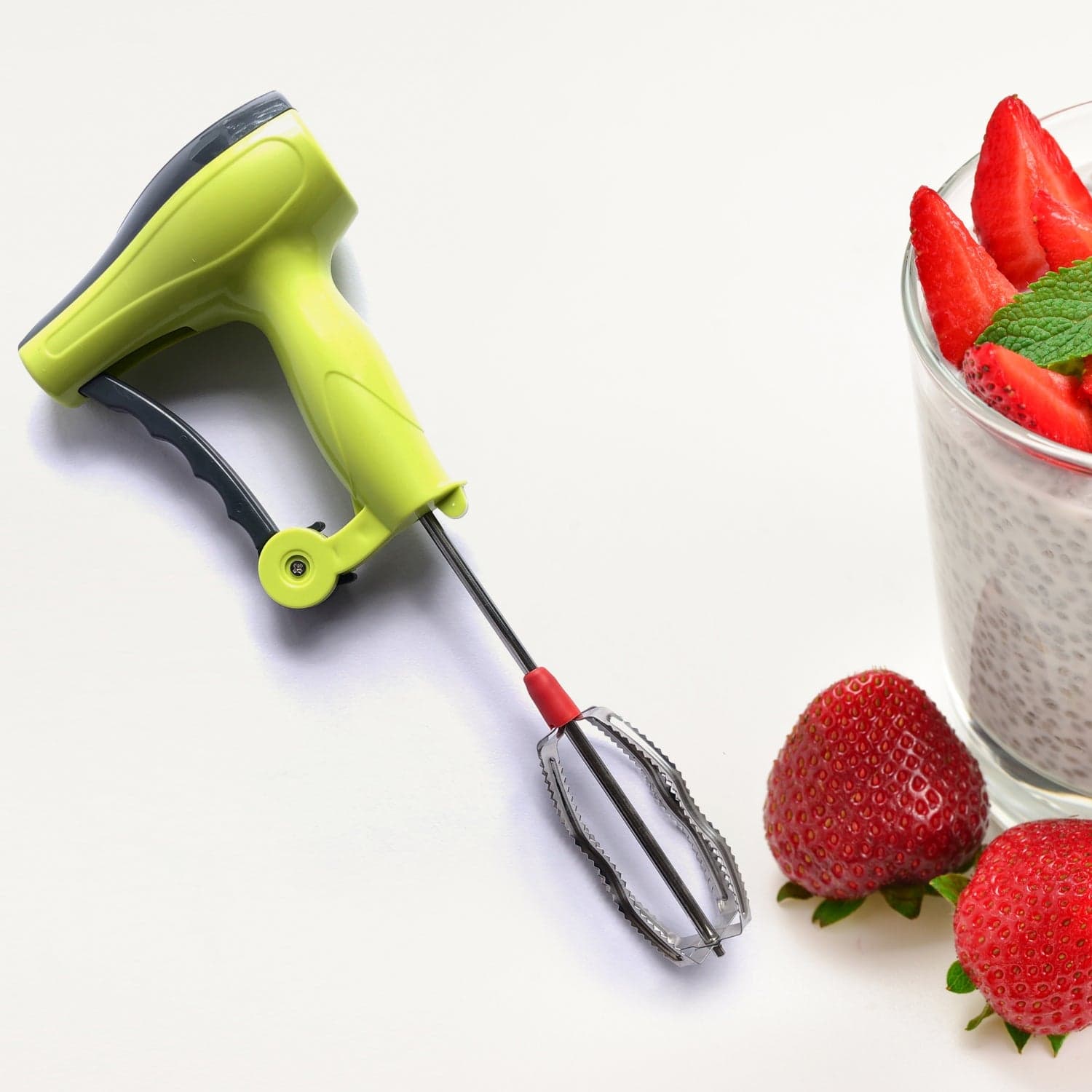 Power Free Manual Hand Blender With Stainless Steel Blades thumbnail 4