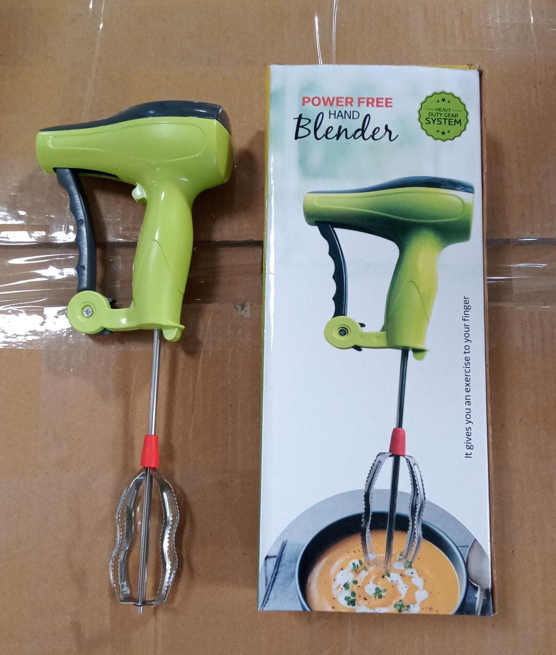 Power Free Manual Hand Blender With Stainless Steel Blades thumbnail 8