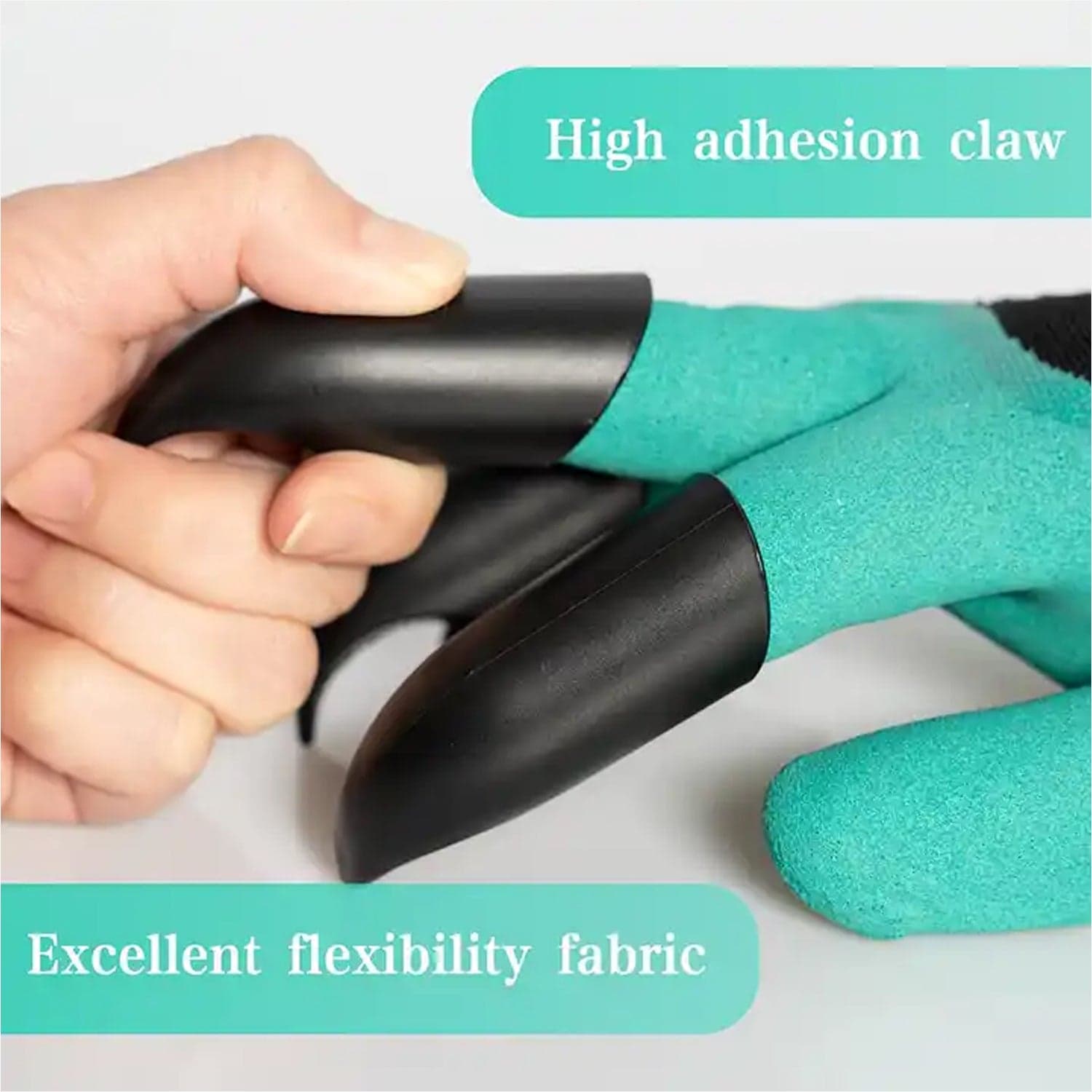 Heavy Duty Garden Gloves with Claws (Washable): 1 Pair (Mix Color) thumbnail 5