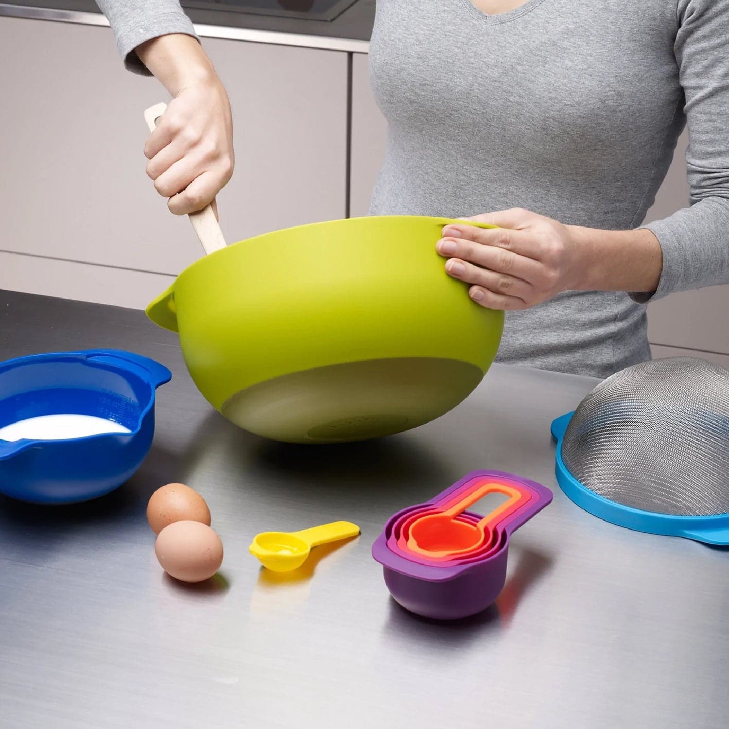 Plastic Measuring Spoons for Kitchen (6 pack) thumbnail 3