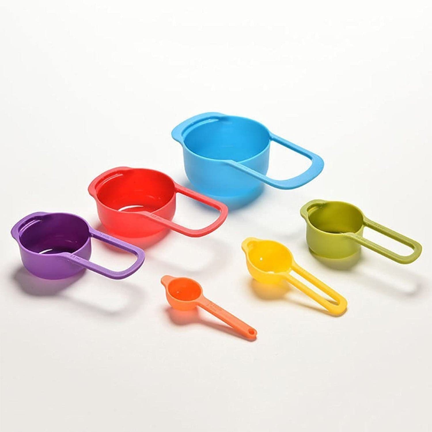 Plastic Measuring Spoons for Kitchen (6 pack) thumbnail 4