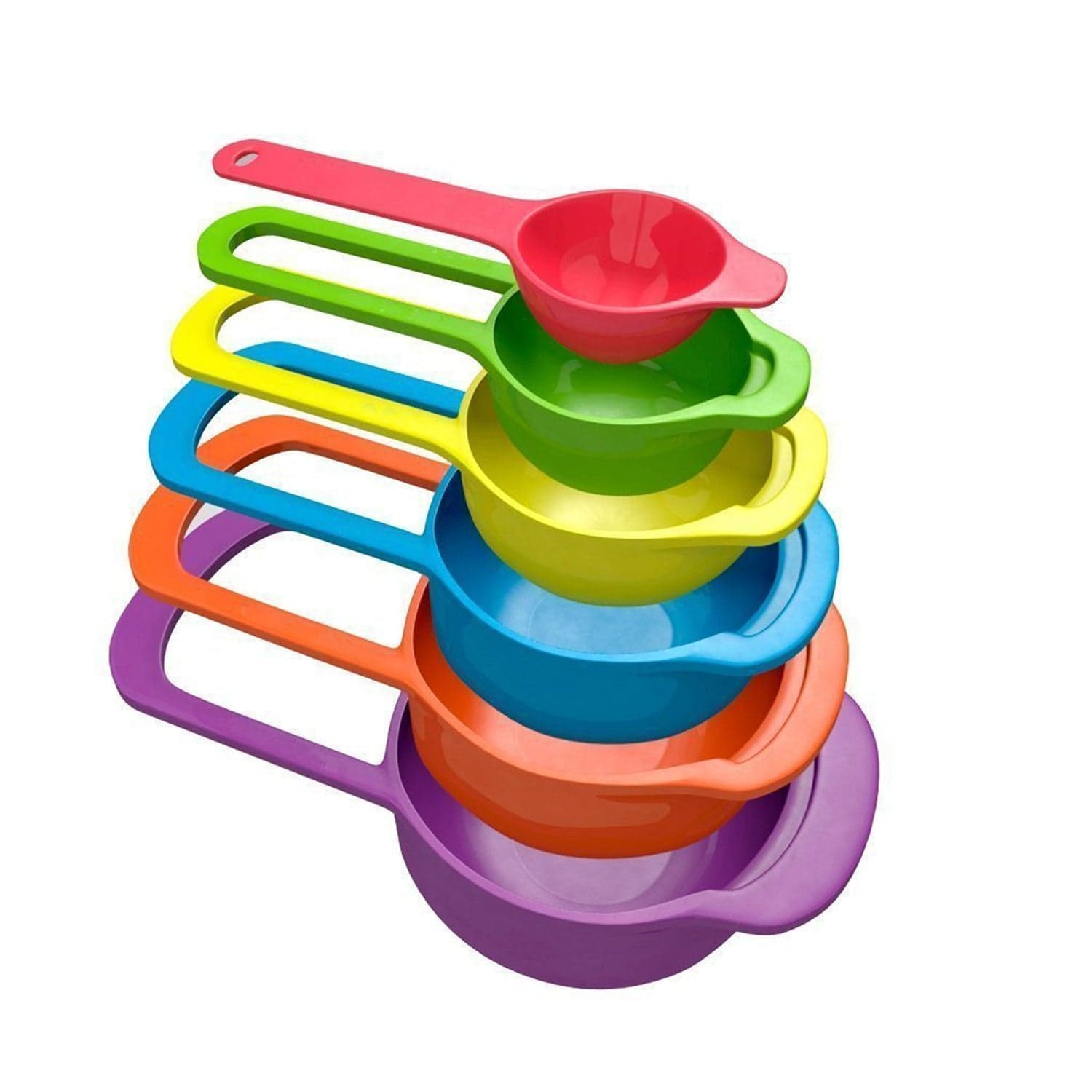 Plastic Measuring Spoons for Kitchen (6 pack) thumbnail 6