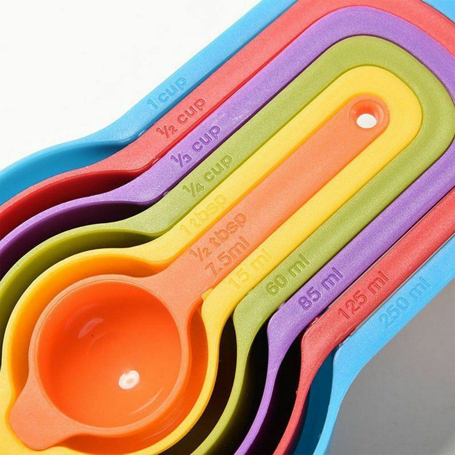 Plastic Measuring Spoons for Kitchen (6 pack) thumbnail 7