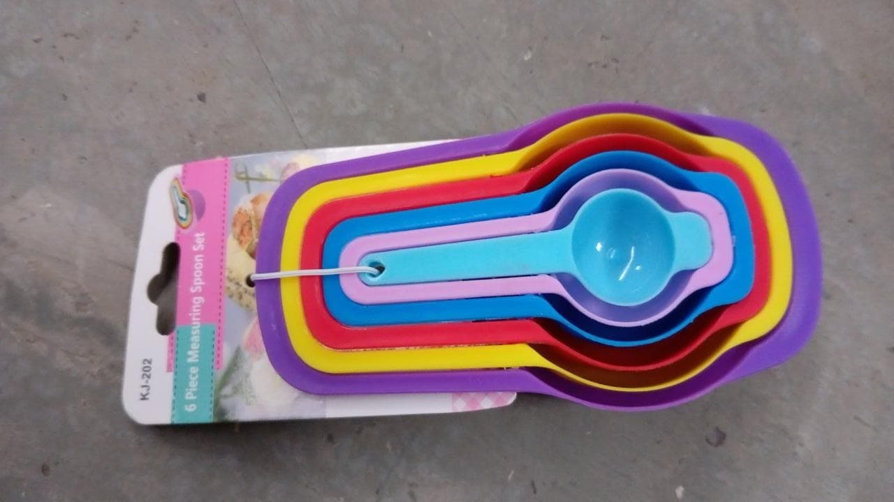 Plastic Measuring Spoons for Kitchen (6 pack) thumbnail 8