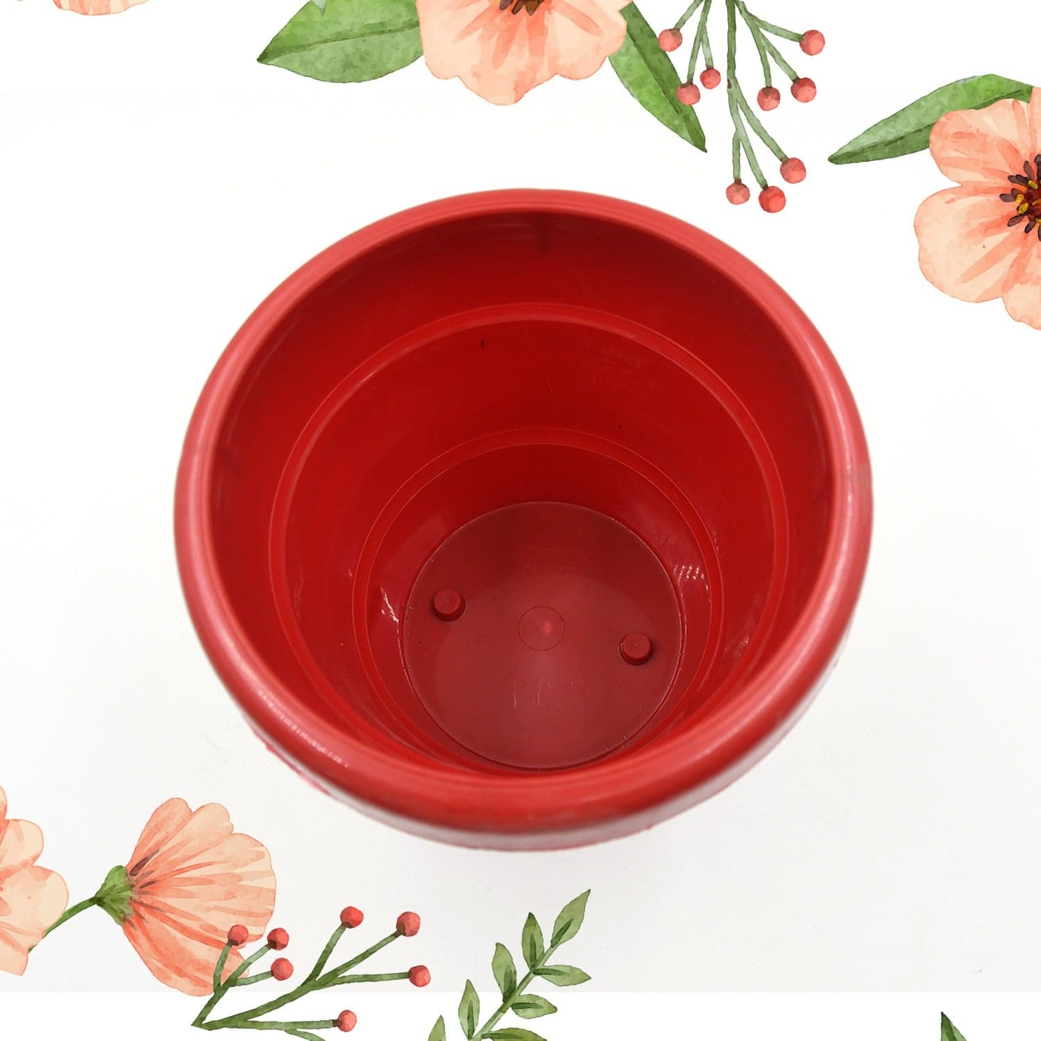 Plastic Heavy Duty Plant Container Pot/Gamla for Indoor Home Decor | Outdoor Balcony Garden 13cm (pack of 1 pc) thumbnail 5