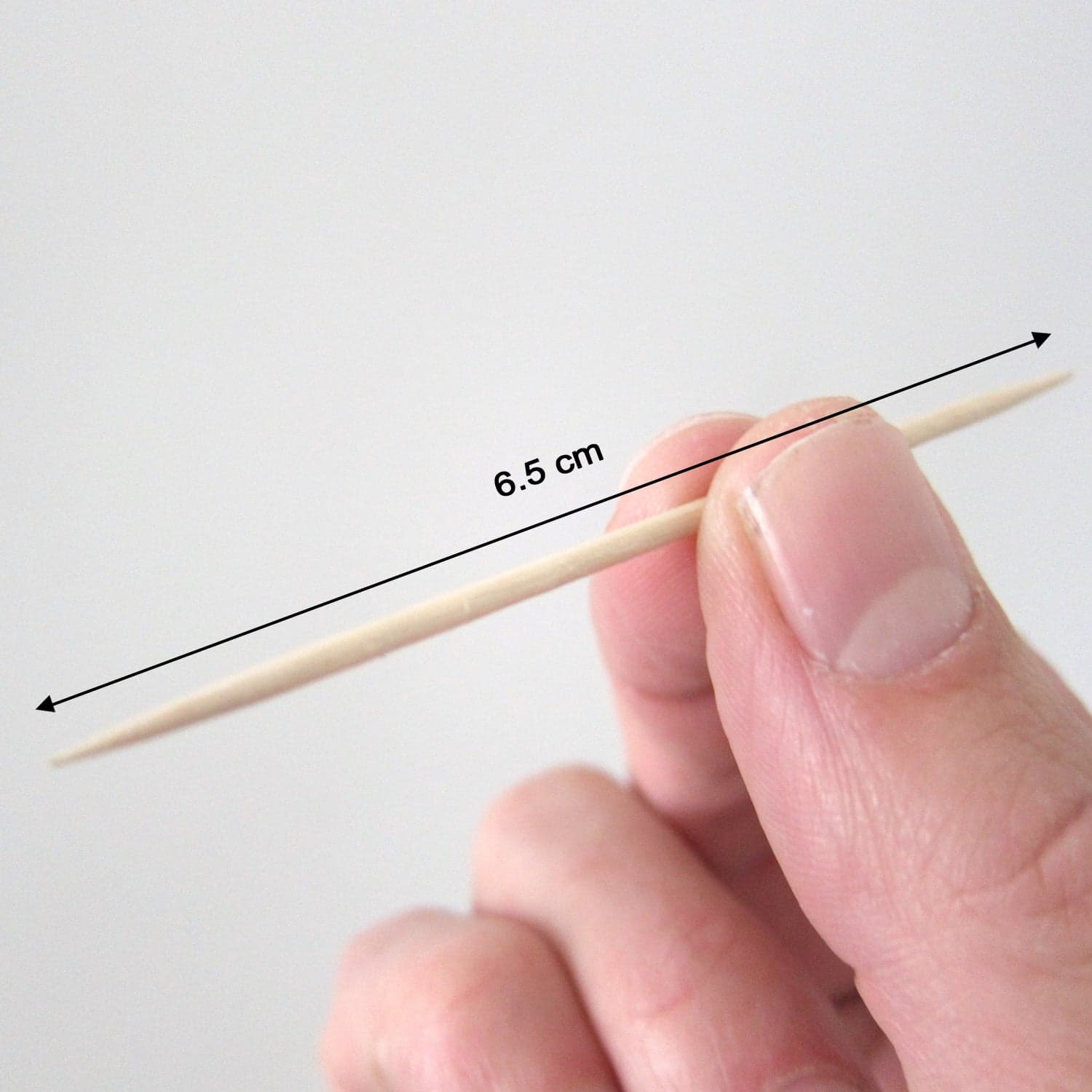 Wood Double Sided Toothpicks with Clear Plastic Storage Box thumbnail 6