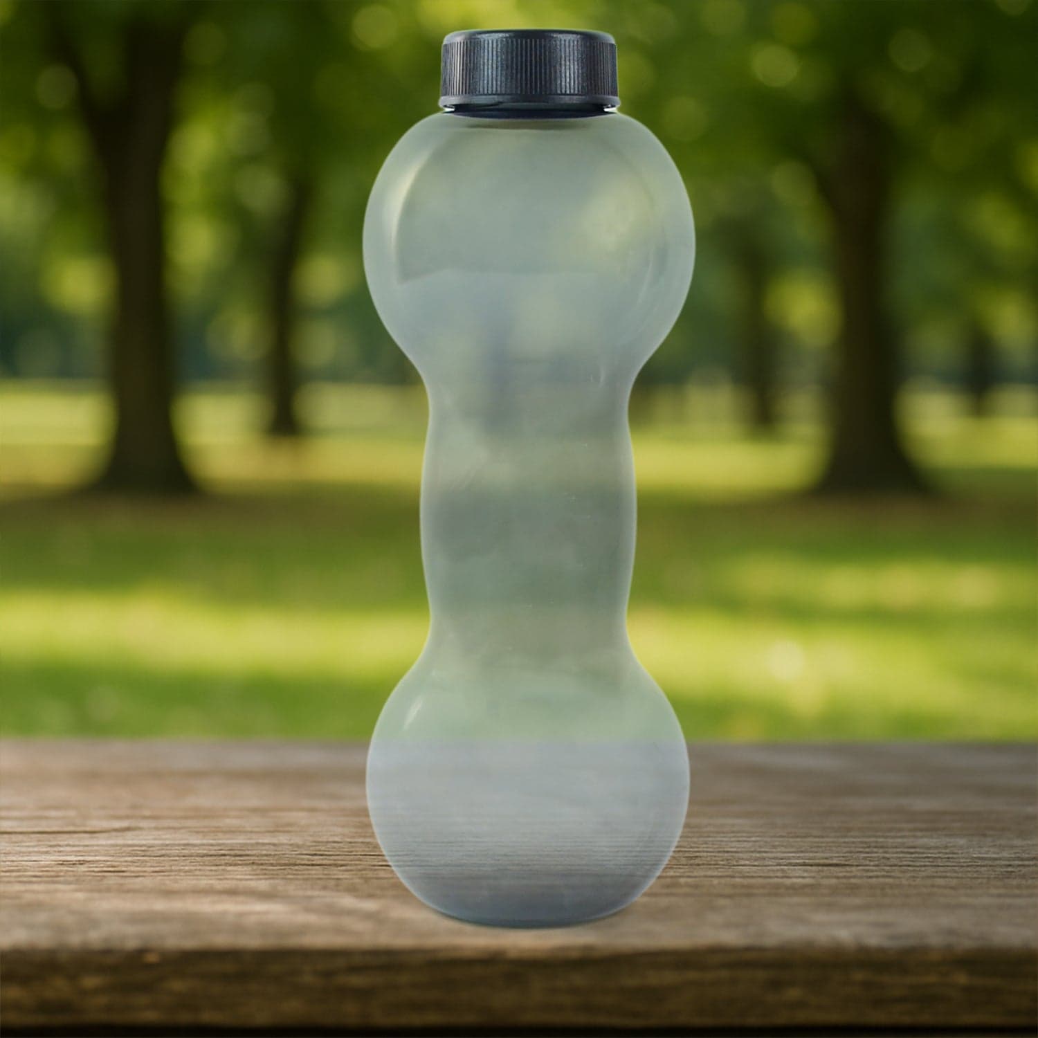 Dumbbell Water Bottle Gym Water Bottle Use For School , Gym , Office Use (550 ml) thumbnail 3