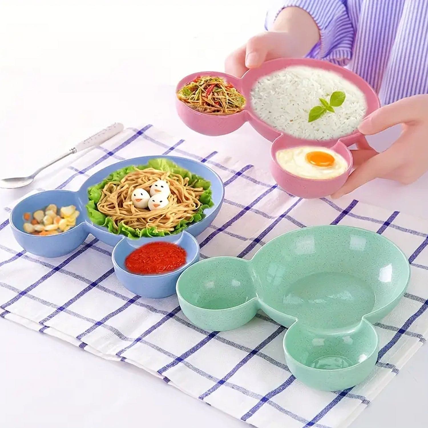 Mickey Mouse Shape Plates For Kids thumbnail 8