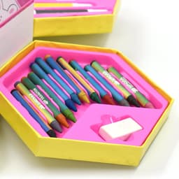 Colouring Combo Colors Box Color Pencil,Crayons, Water Color, Sketch Pens Set of 46