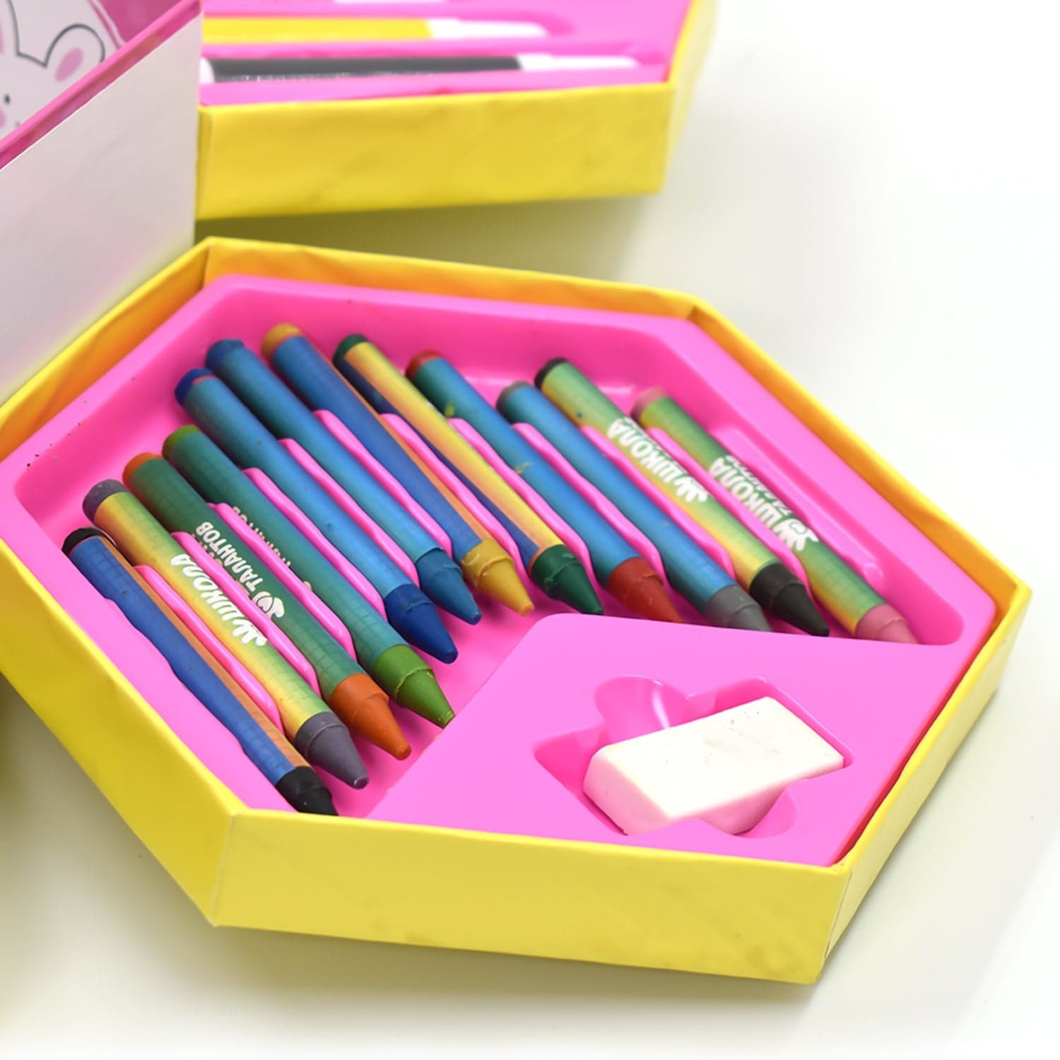 Colouring Combo Colors Box Color Pencil,Crayons, Water Color, Sketch Pens Set of 46 thumbnail 1