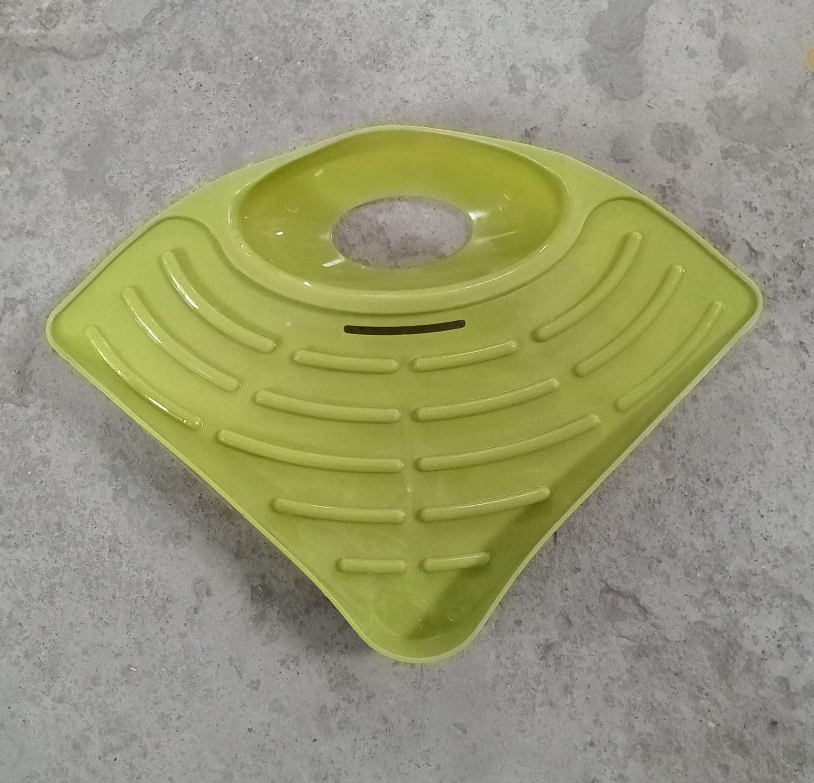 Sink Strainer Basket Corner Kitchen Triangular Multi functional Drain Shelf thumbnail 7