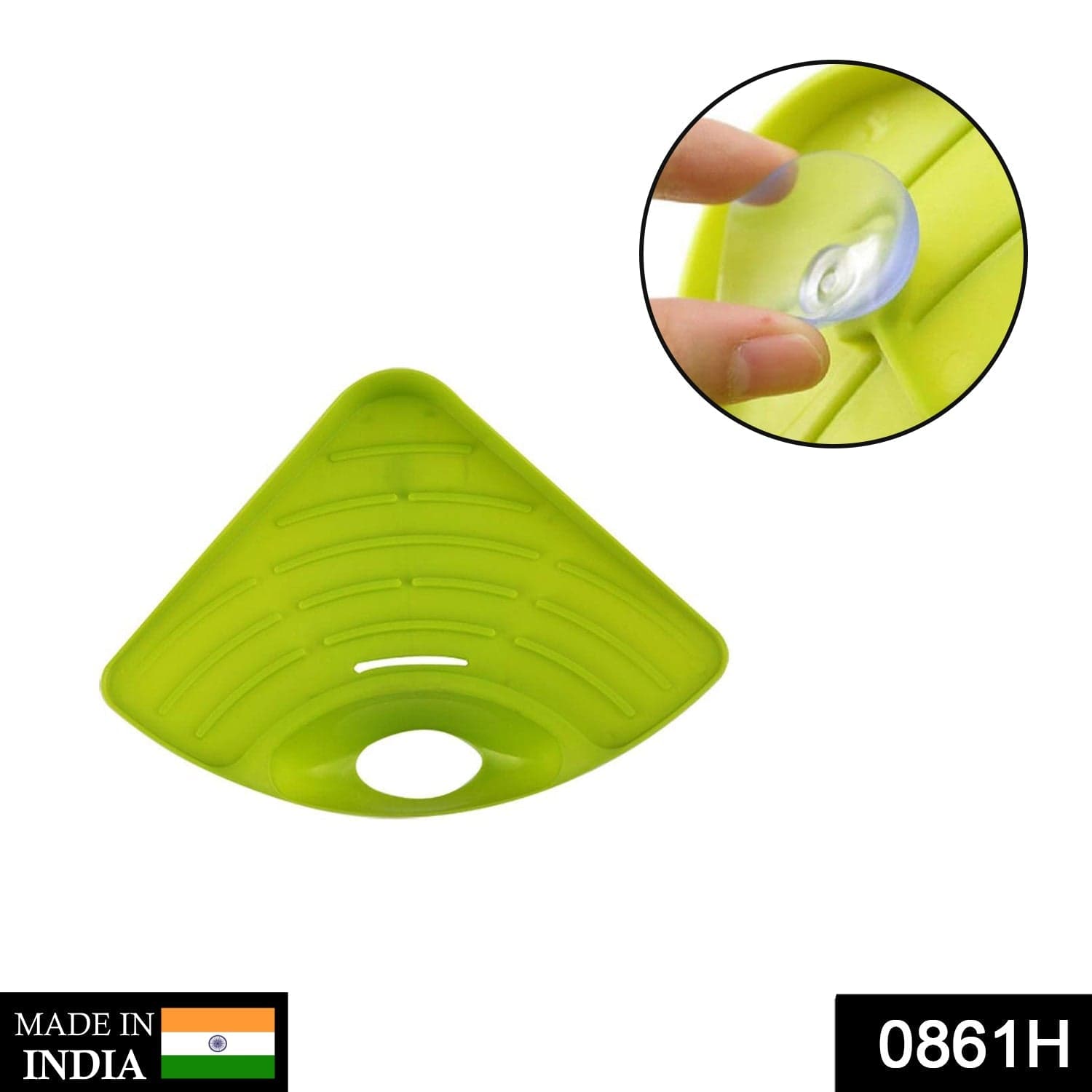 Corner Sink Strainer For Draining Kitchen Waste In Sinks And Wash Basins. thumbnail 2