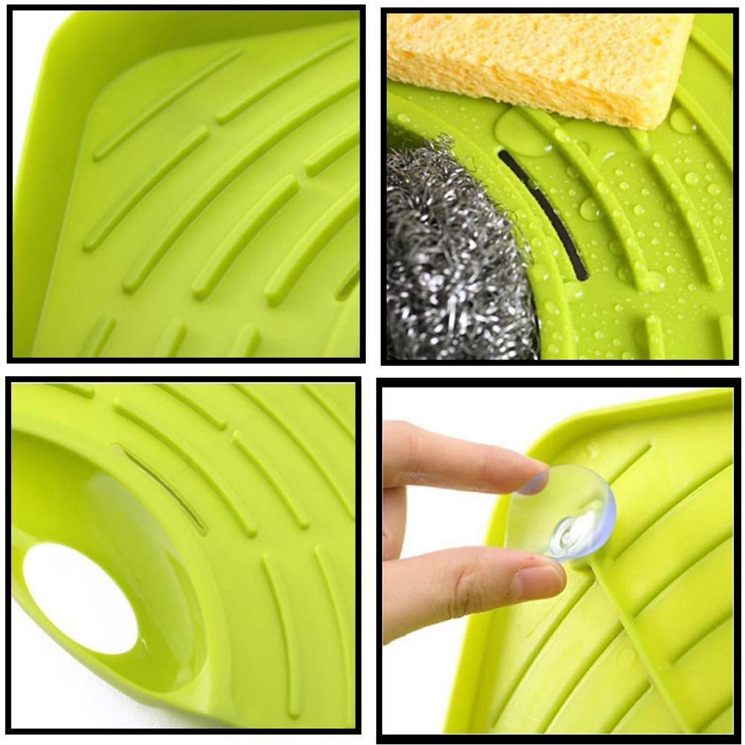 Corner Sink Strainer For Draining Kitchen Waste In Sinks And Wash Basins. thumbnail 7