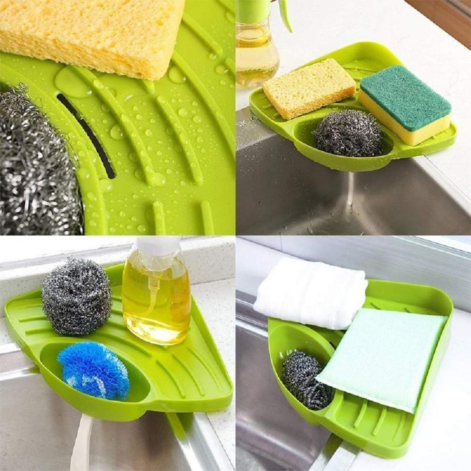 Corner Sink Strainer For Draining Kitchen Waste In Sinks And Wash Basins. thumbnail 8