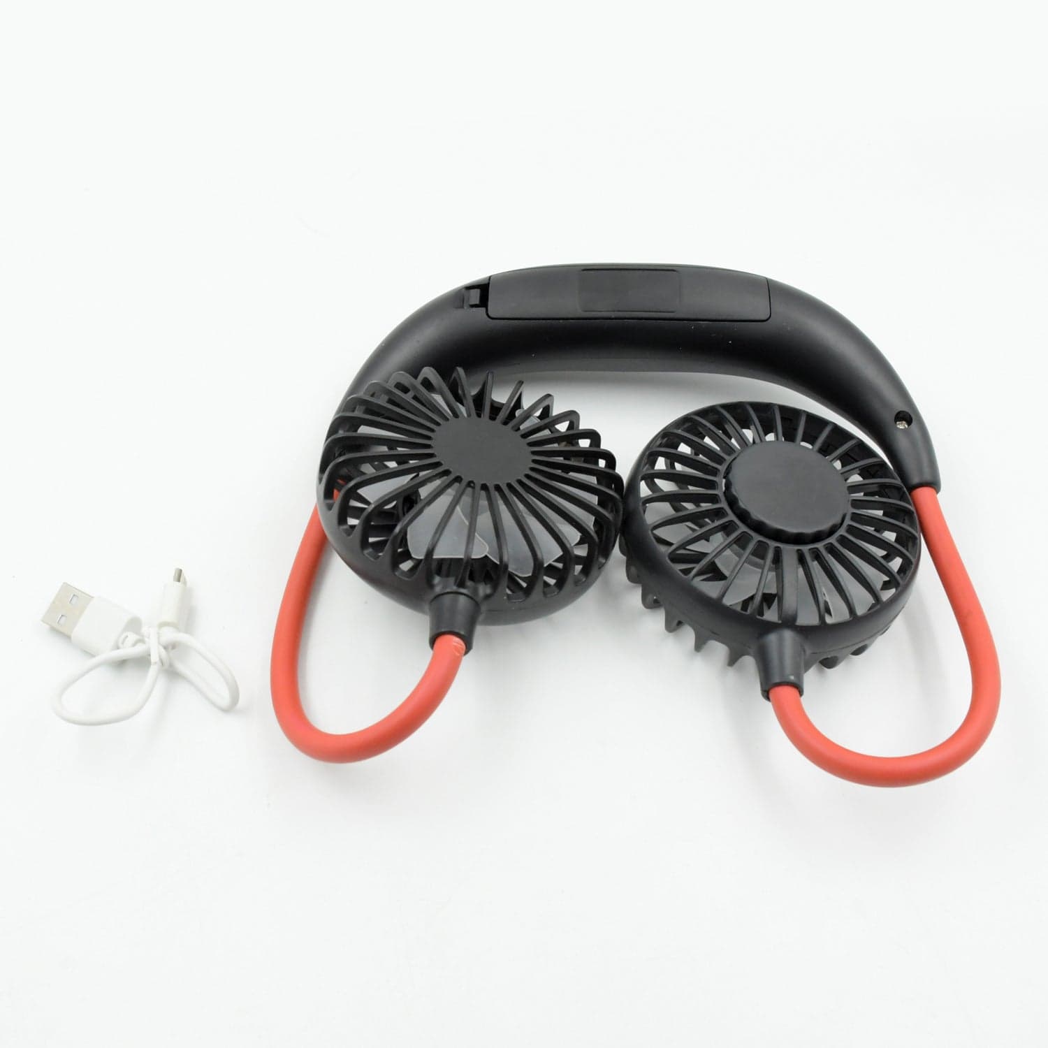 Hand Free Personal Fan - Portable Usb Battery Rechargeable With Battery Comaprtment Mini Fan - Headphone Design Wearable Neckband Fan Necklance Fan Cooler Fan For Home thumbnail 5