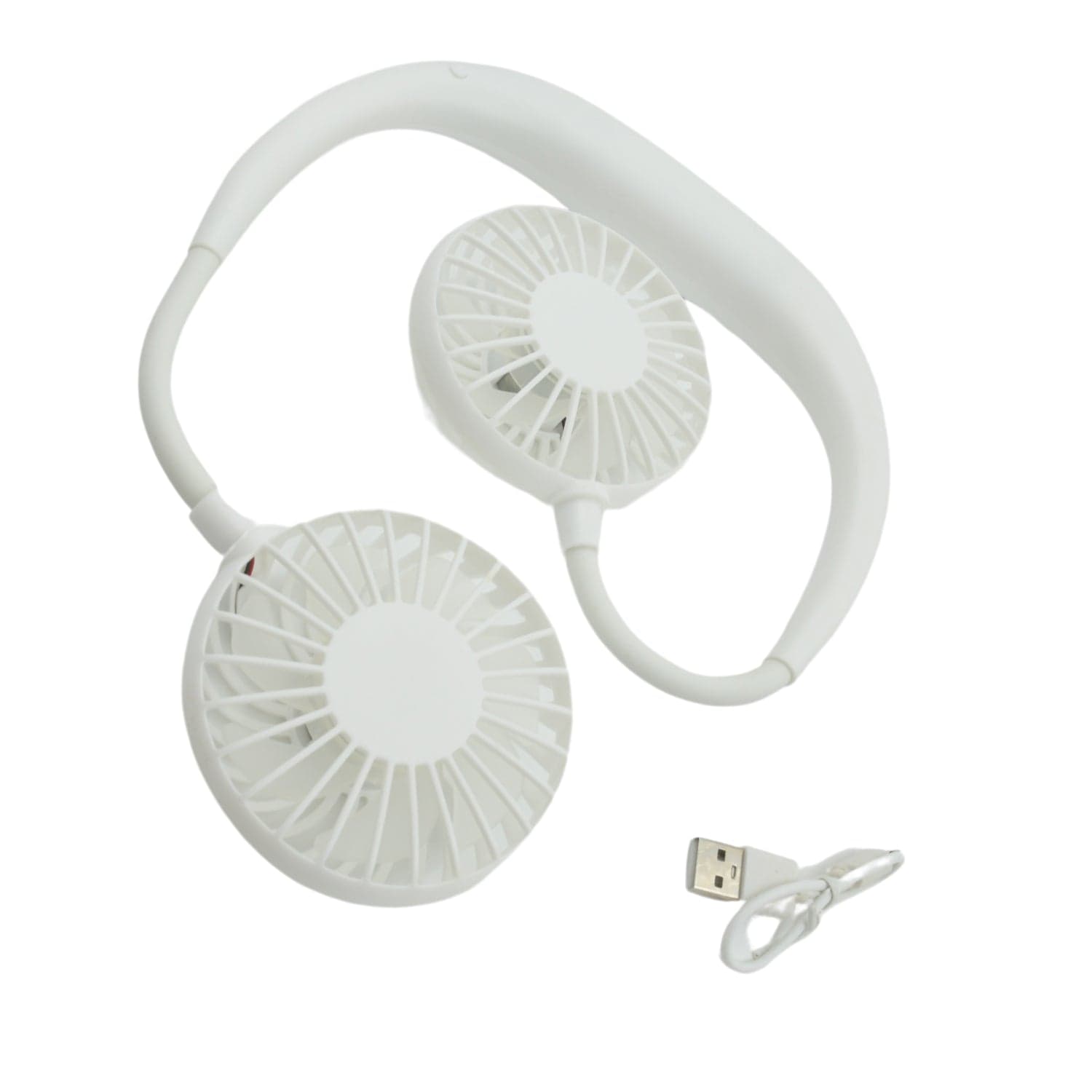 USB Rechargeable Wearable Neckband Fan thumbnail 5